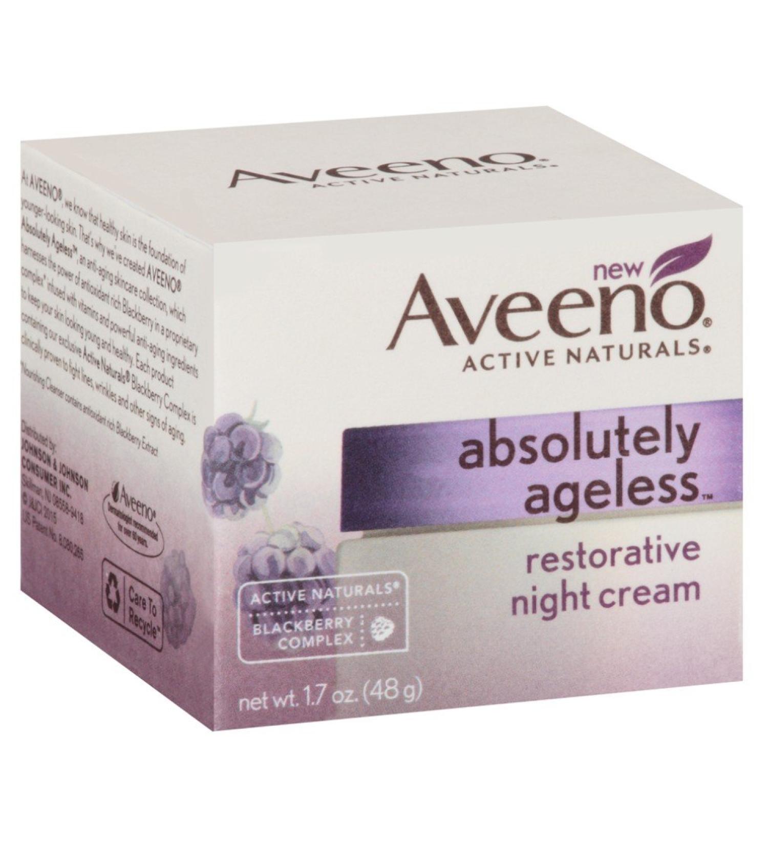 Aveeno Absolutely Ageless Restorative Night Cream 1.7 oz (48 g)