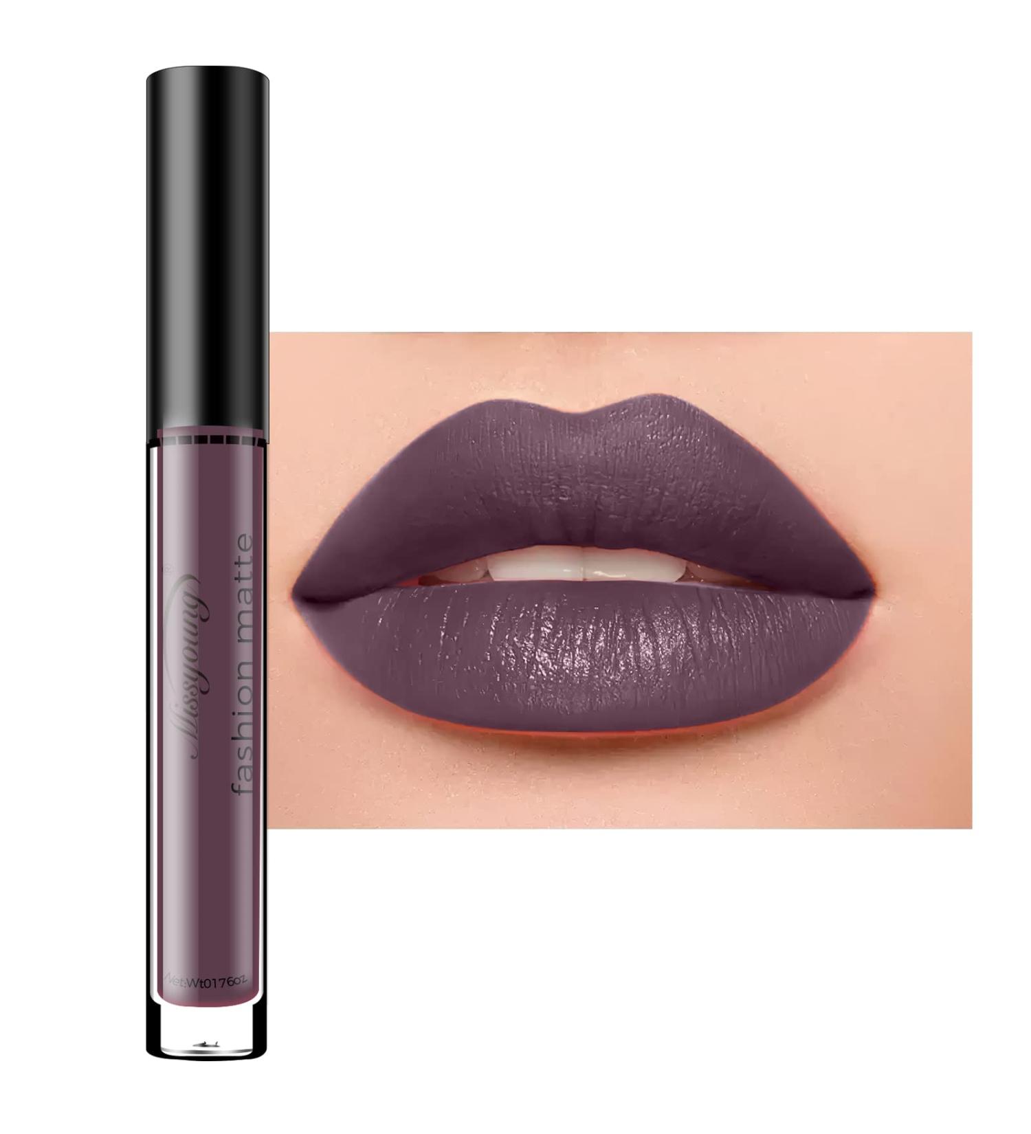 Allbesta Long Lasting Waterproof Liquid Matte Lipstick - Non-Stick Cup Matte Lip Gloss (8#) - Perfect for Long Days & Nights - Buy Online on GoSupps.com