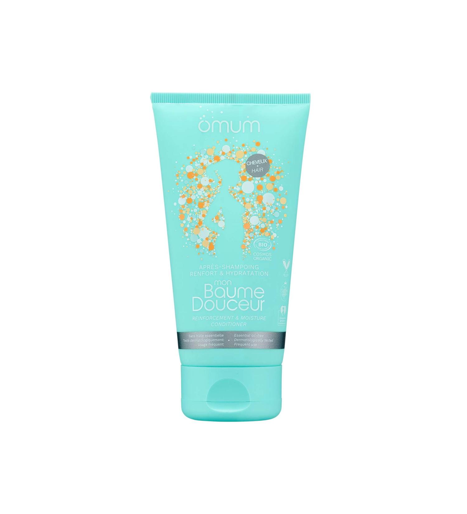 OMUM - Mon Baume Douceur - Apr s-shampoing biologique renfort & hydratation - Fortifie nourrit et d m le - Aloe vera beurre de karit et algues rouges - 150 ml 150 ml (Lot de 1) - Buy Online on GoSupps.com