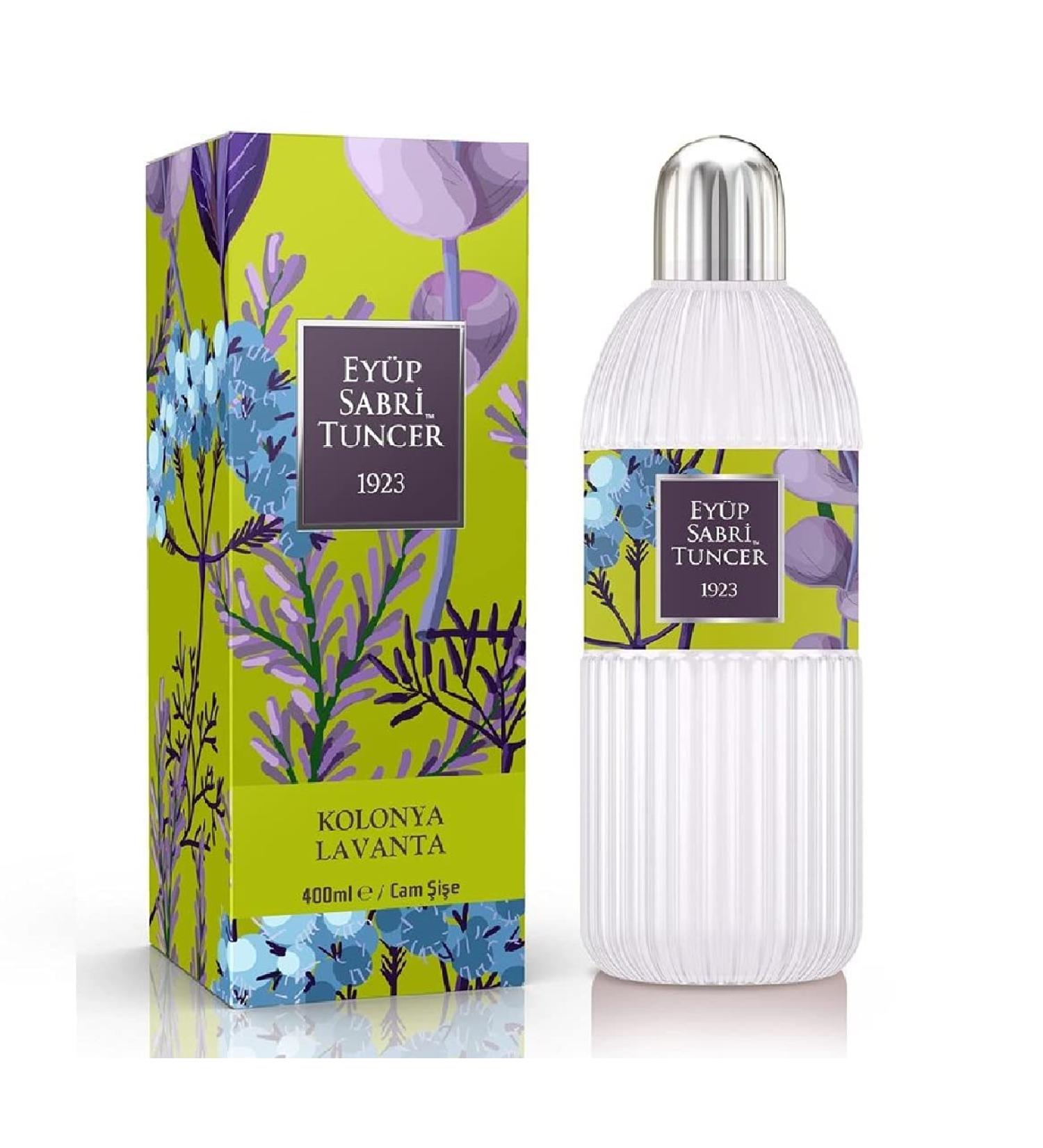 Eyup Sabri Tuncer-EST1923-Eau De Cologne Series (Lavender 400ml Glass Bottle) Lavender 13.5 Fl Oz (Pack of 1)