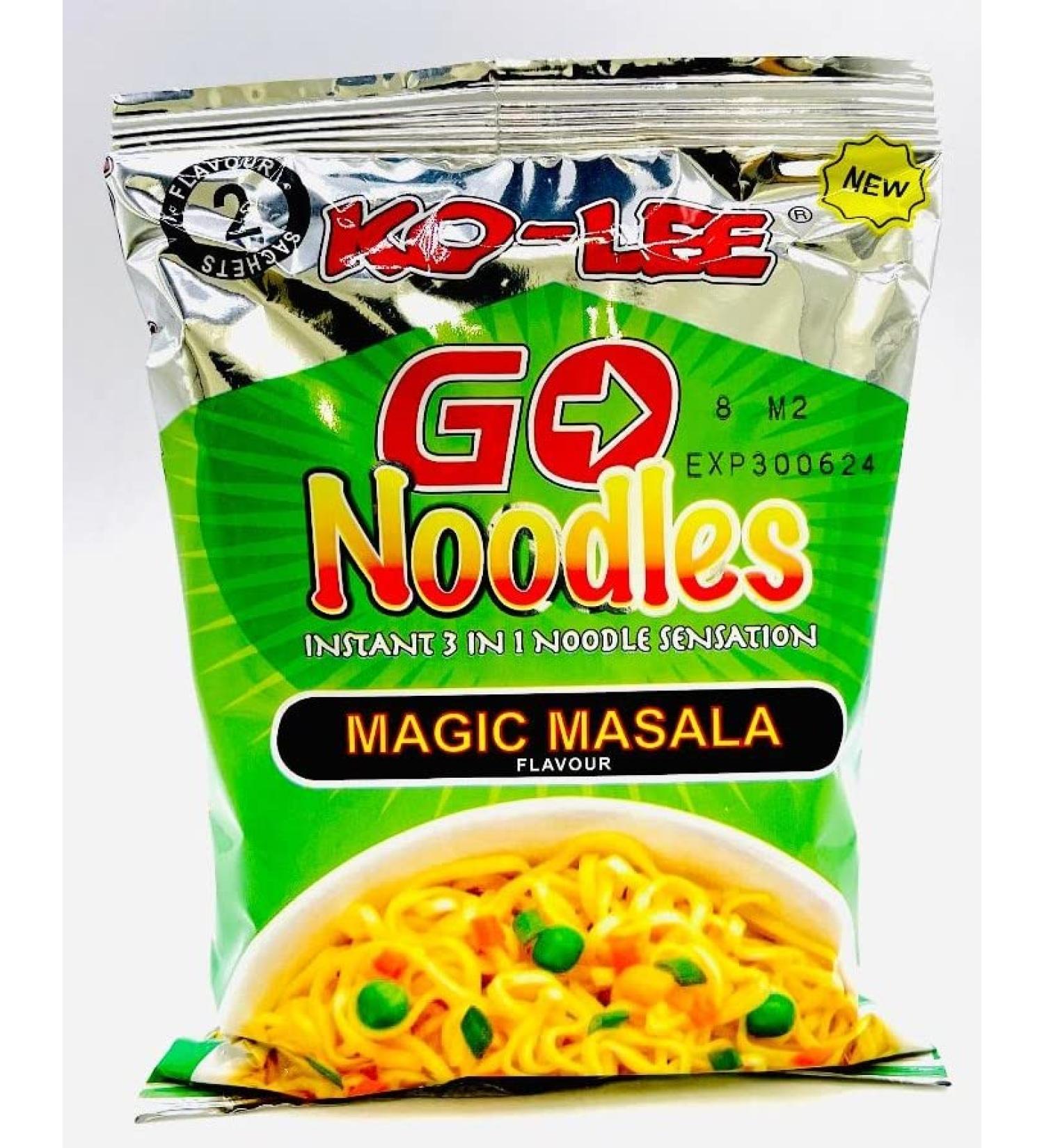 Ko-lee Go Instant Noodles Xtreme Magic Masala Flavour 85 g (Pack of 24) - Buy Online on GoSupps.com