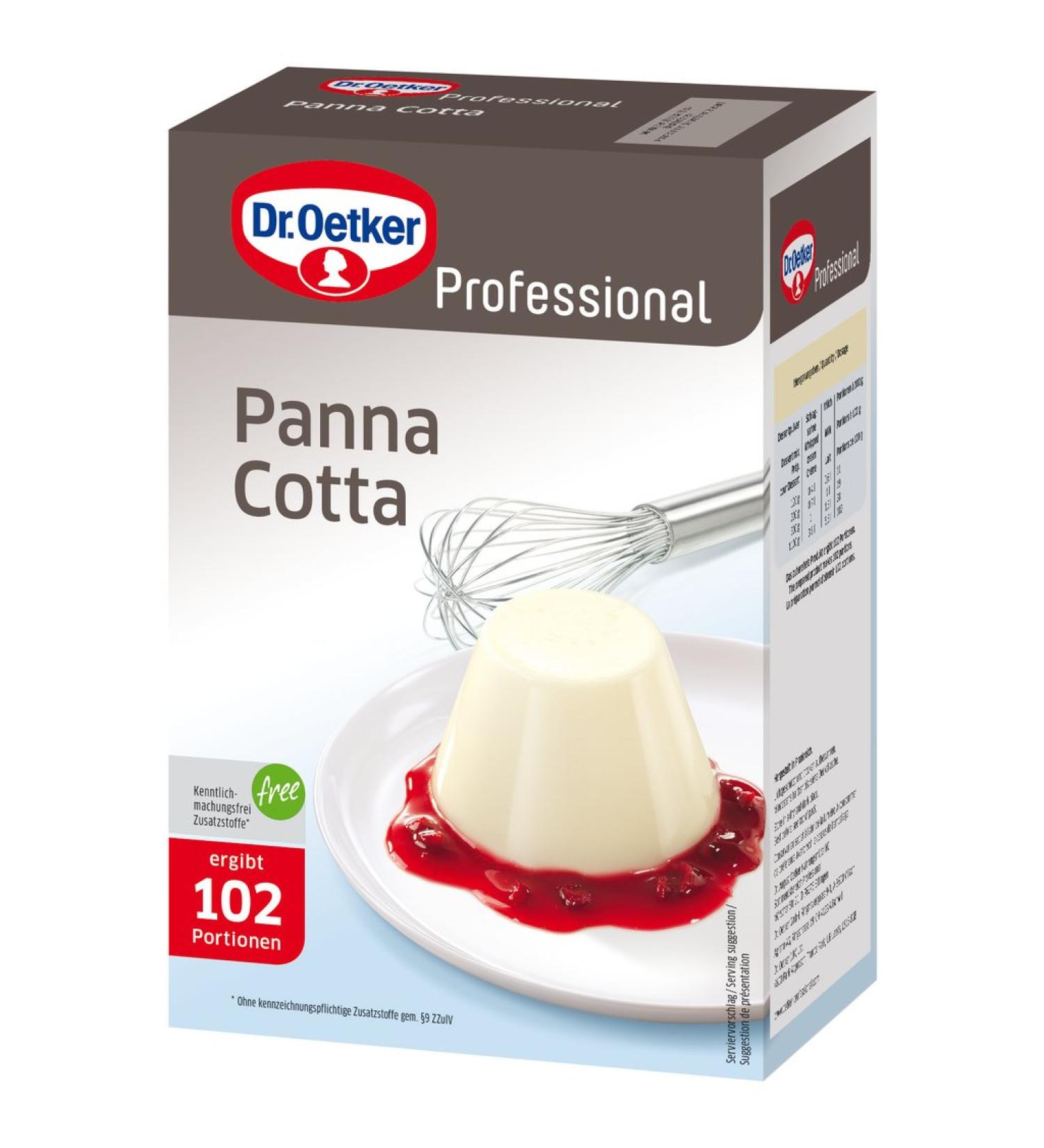 Buy Dr. Oetker Professional Panna Cotta Dessert Powder 1.1 kg | International Shipping Available - Buy Online on GoSupps.com