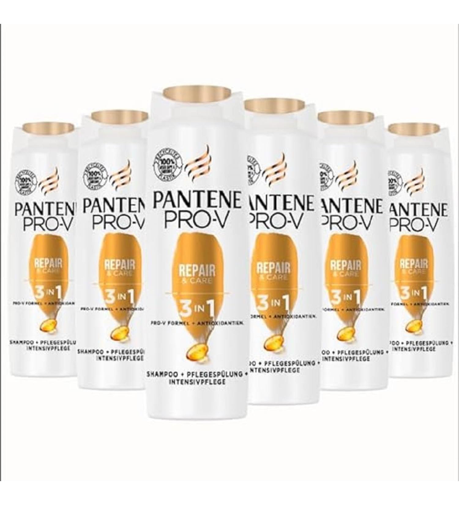Pantene Pro-V Repair & Care 3-in-1 Shampoo & Conditioner & Intensive Treatment 6 Pack 250ml - Buy Online on GoSupps.com