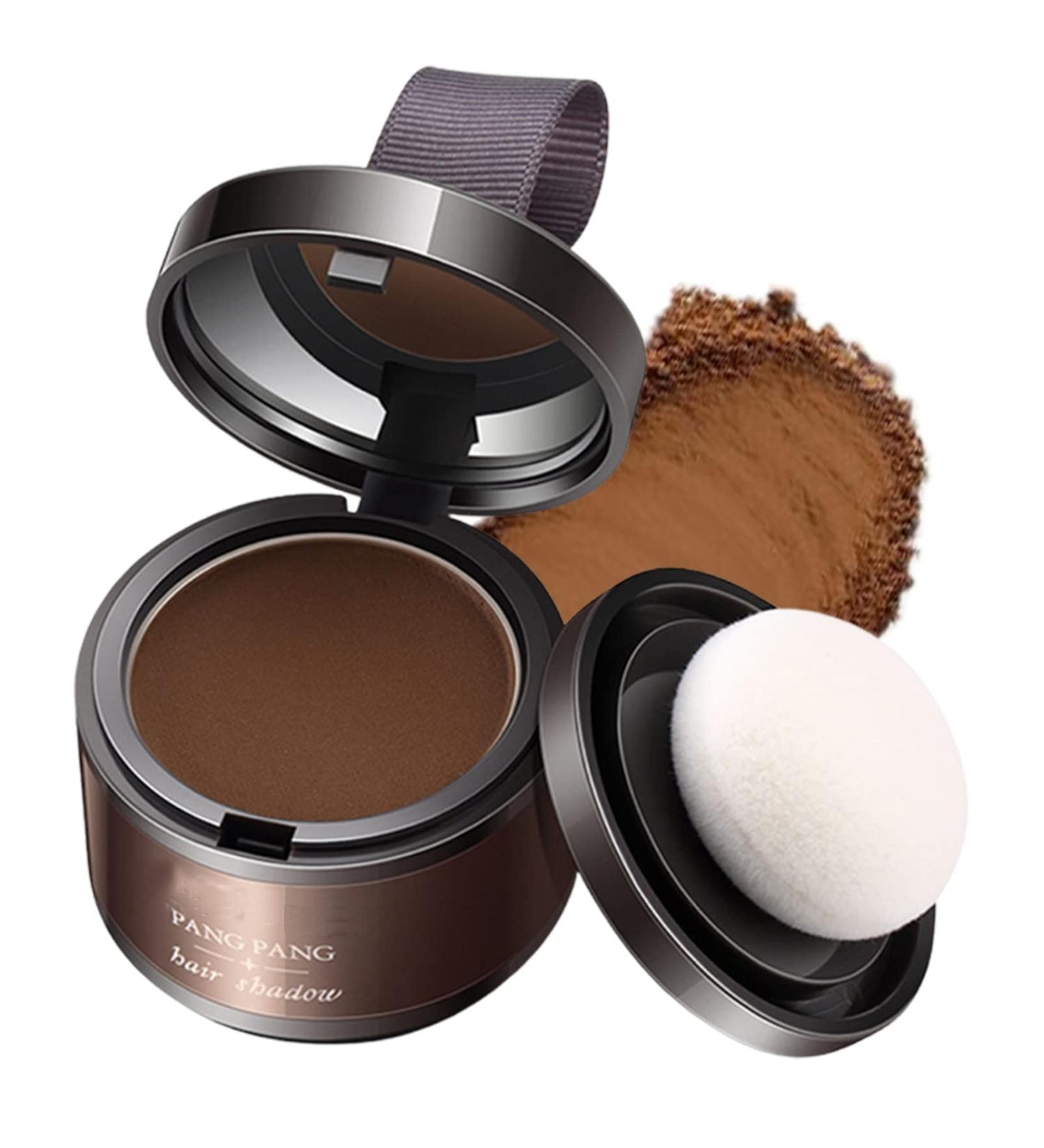 Instantly Hairline Shadow Hairline Powder Root Touch Up Quick Cover Brown Hair Root Concealer for Hairline Hair Touch-Up for Thin Hair Grey Hairline Quick Cover Unisex Waterproof Dark Brown - Buy Online on GoSupps.com