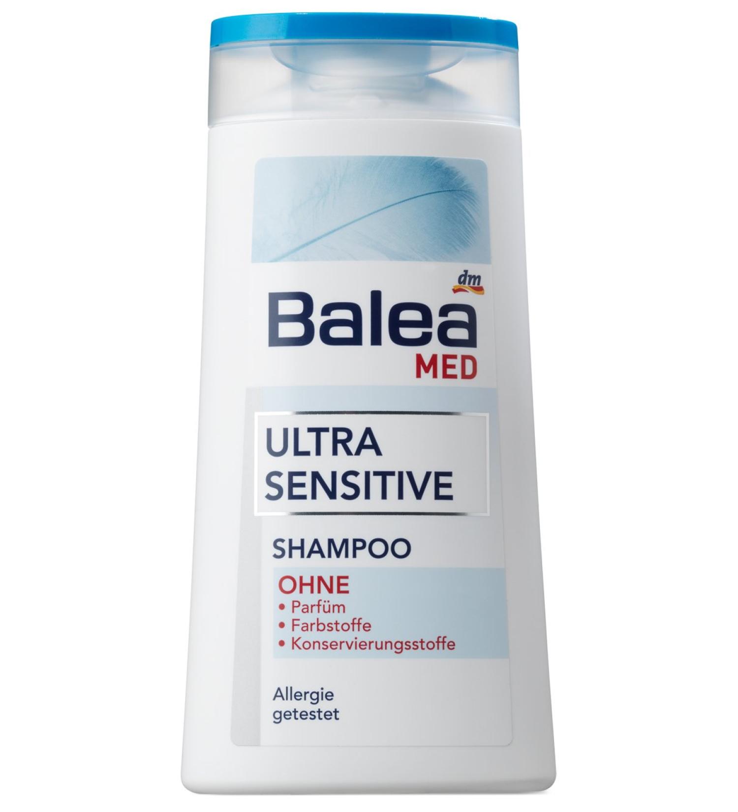 Volans Balea Med Ultra Sensitiv Lot de 6 shampooings (6 x 250 ml)