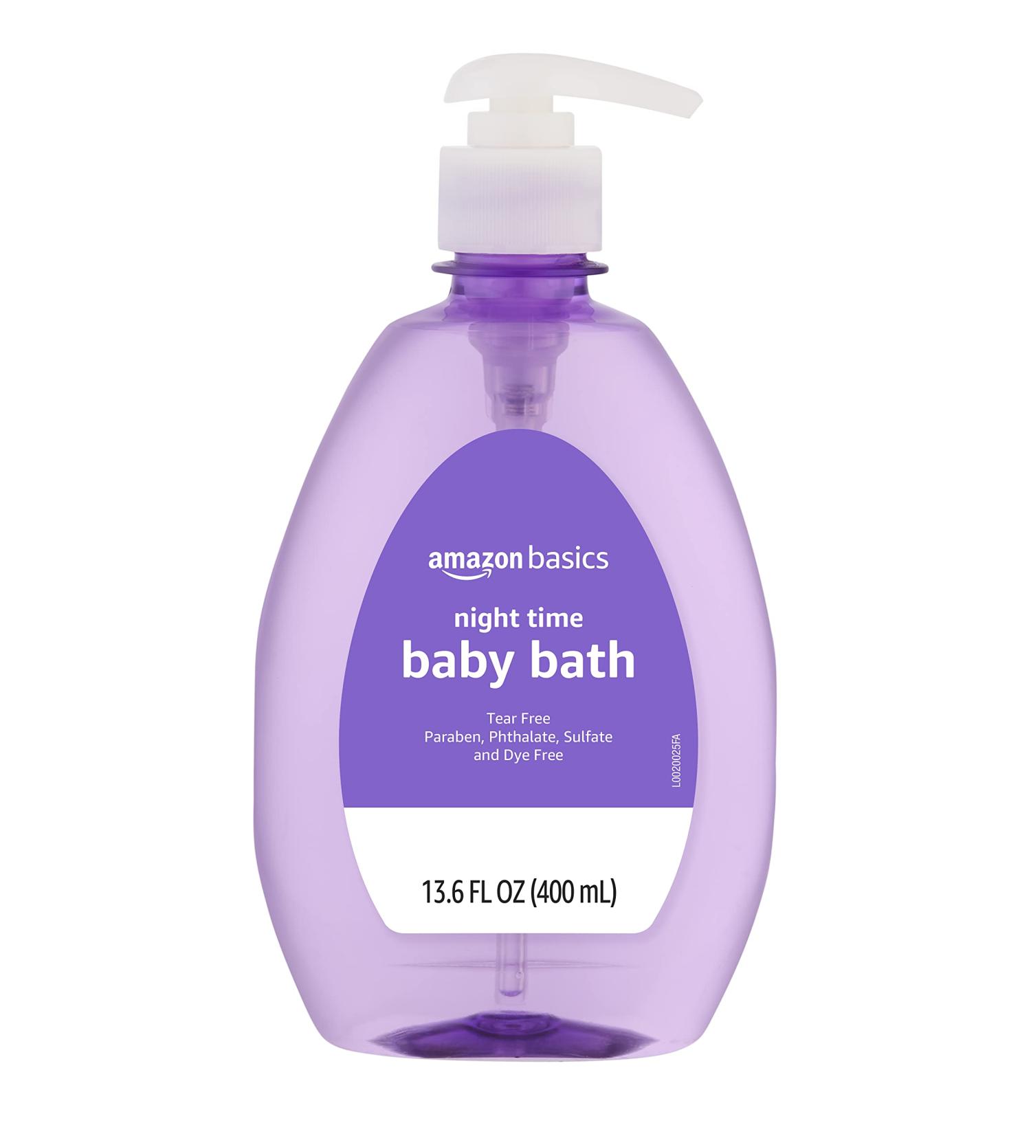 Amazon Basics Night-Time Baby Bath 13.6 fl oz 1-Pack - Gentle Lavender Scent - Buy Online on GoSupps.com
