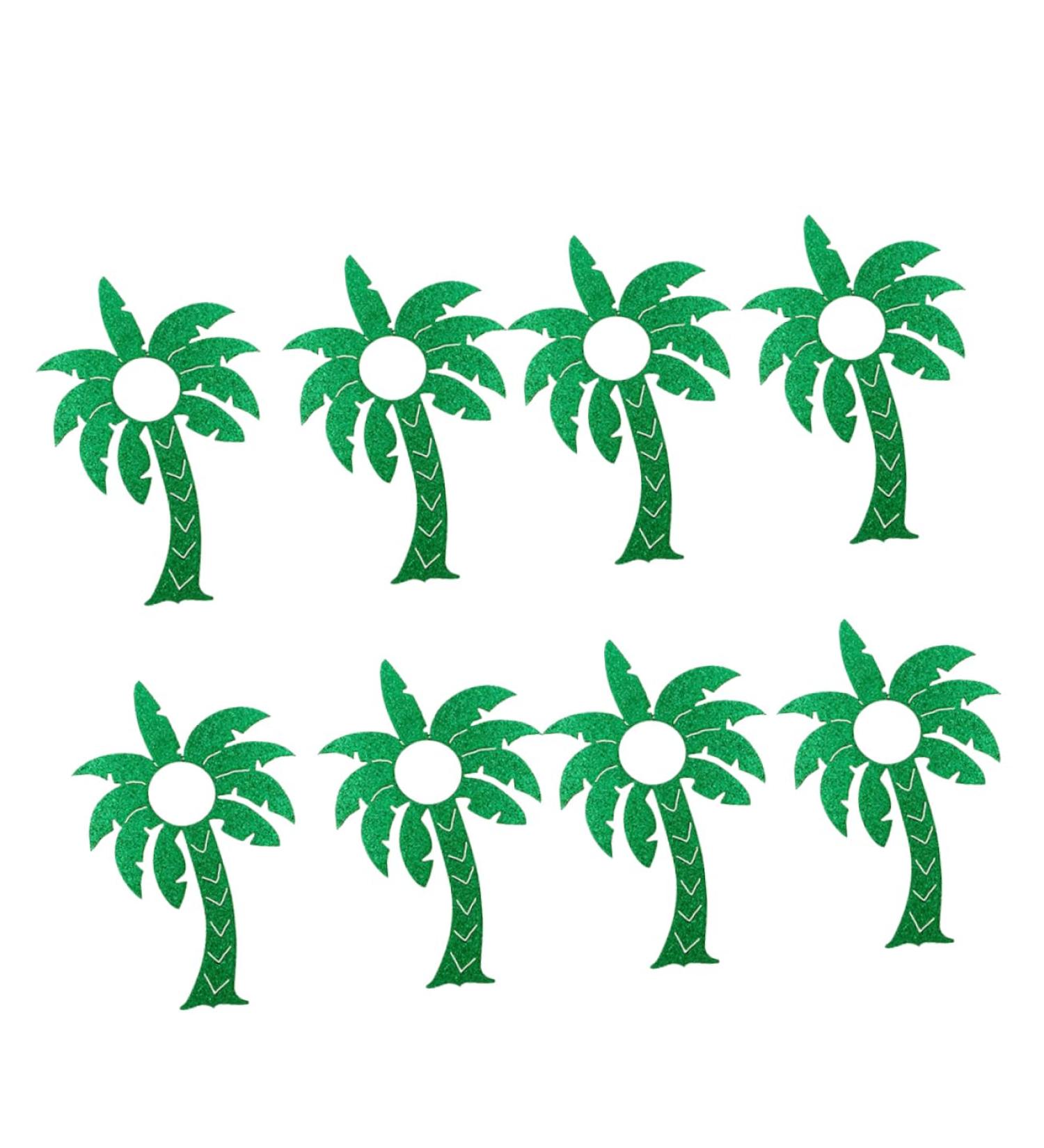 Cabilock 24pcs Diy Lollipop Card Coconut Tree Lollipop Paper Lollipop Decor Candy Packaging Card Candy Holder Party Lollipop Holder Glitter Candy Bags Pineapple Decorations - Buy Online on GoSupps.com