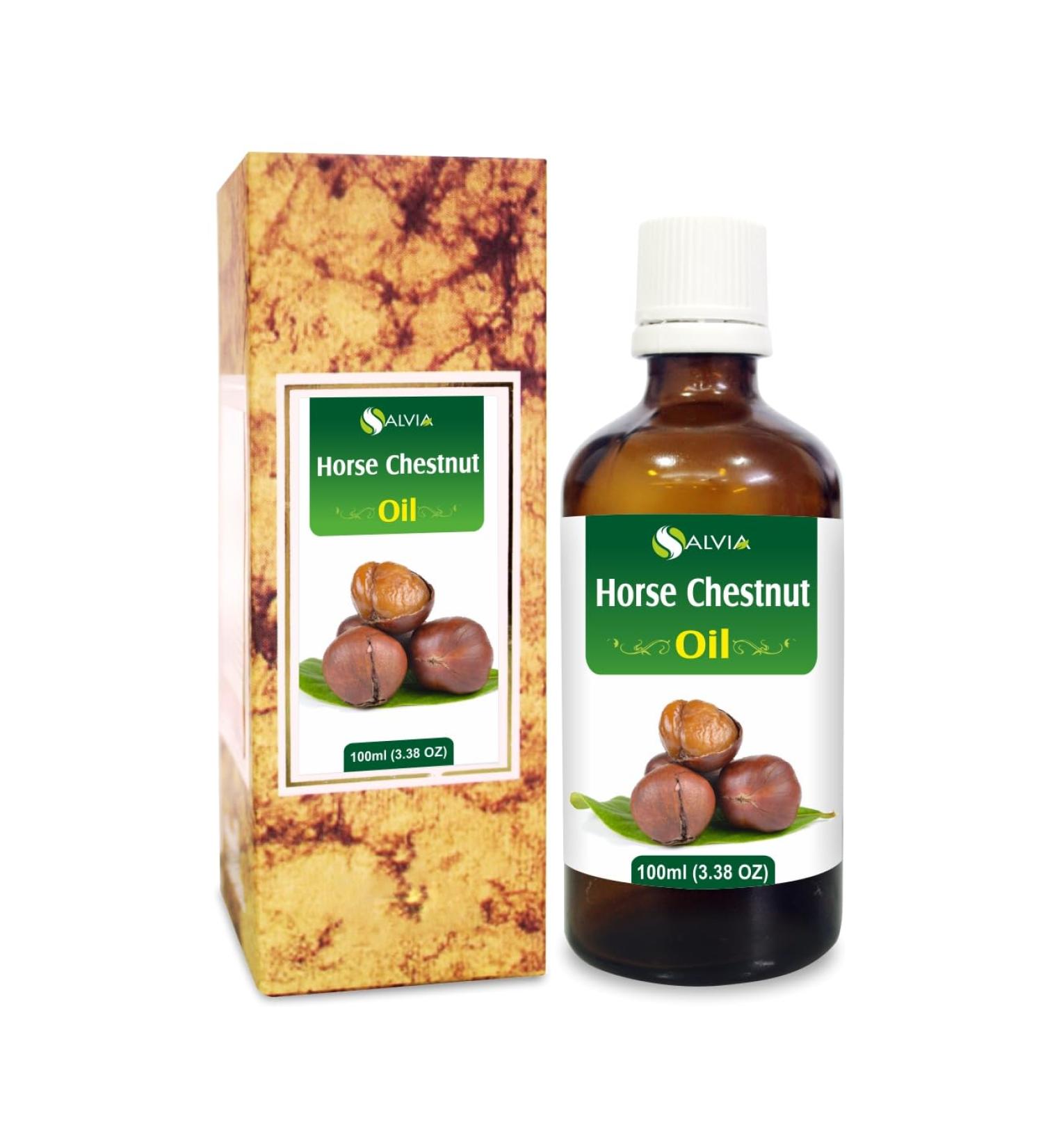 Horse Chestnut Oil Pure and Natural Oil | Firm Skin Skin Hydration Skin Toning Cosmetic Grade Hair Care and DIY Purpose - 100 ML Horse Chestnut Oil 100 ml (Pack of 1) - Buy Online on GoSupps.com