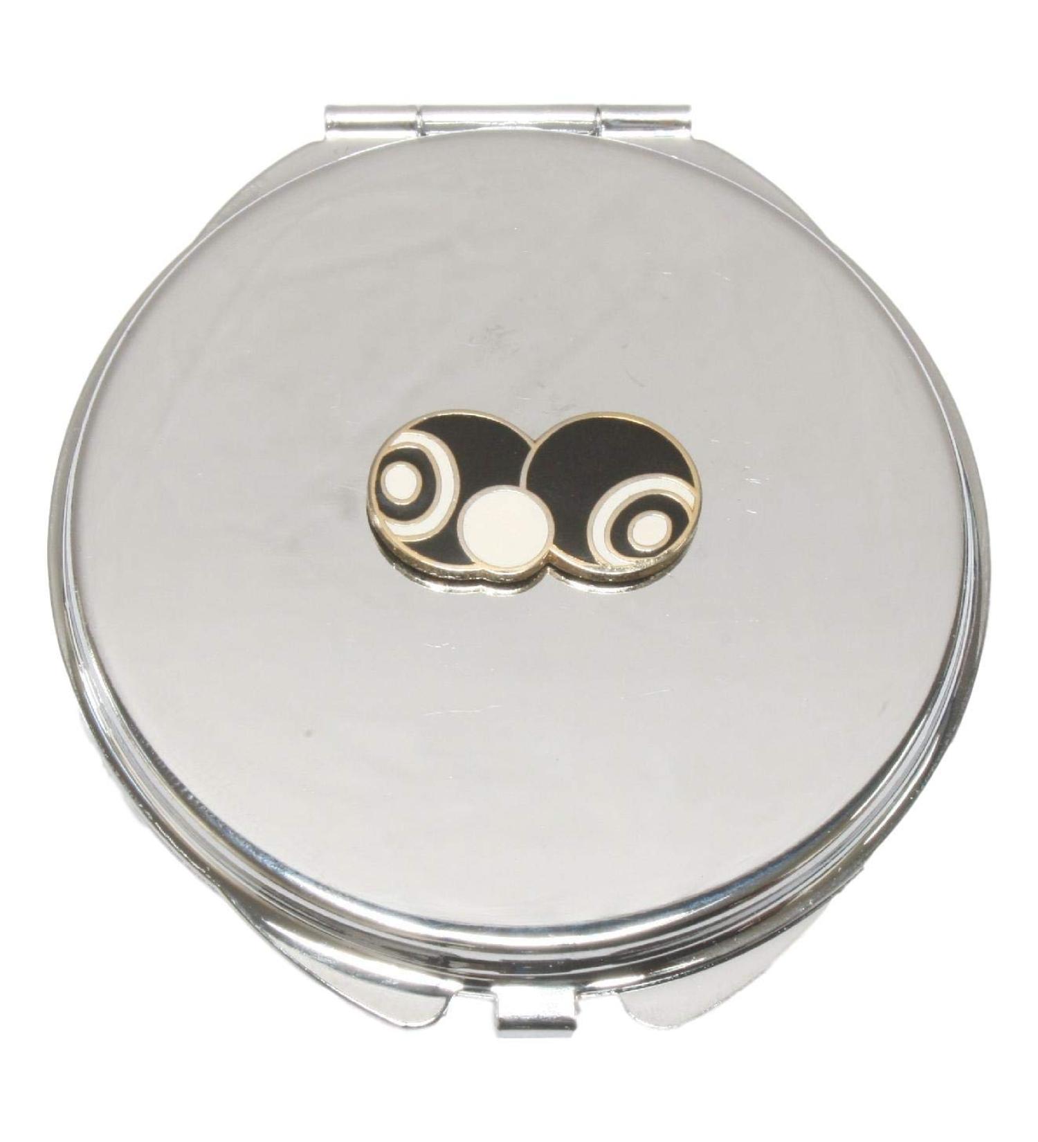 Bowls & Jack Black Enamel Compact Mirror Handbag Gift With Free Engraving 40 - Buy Online on GoSupps.com