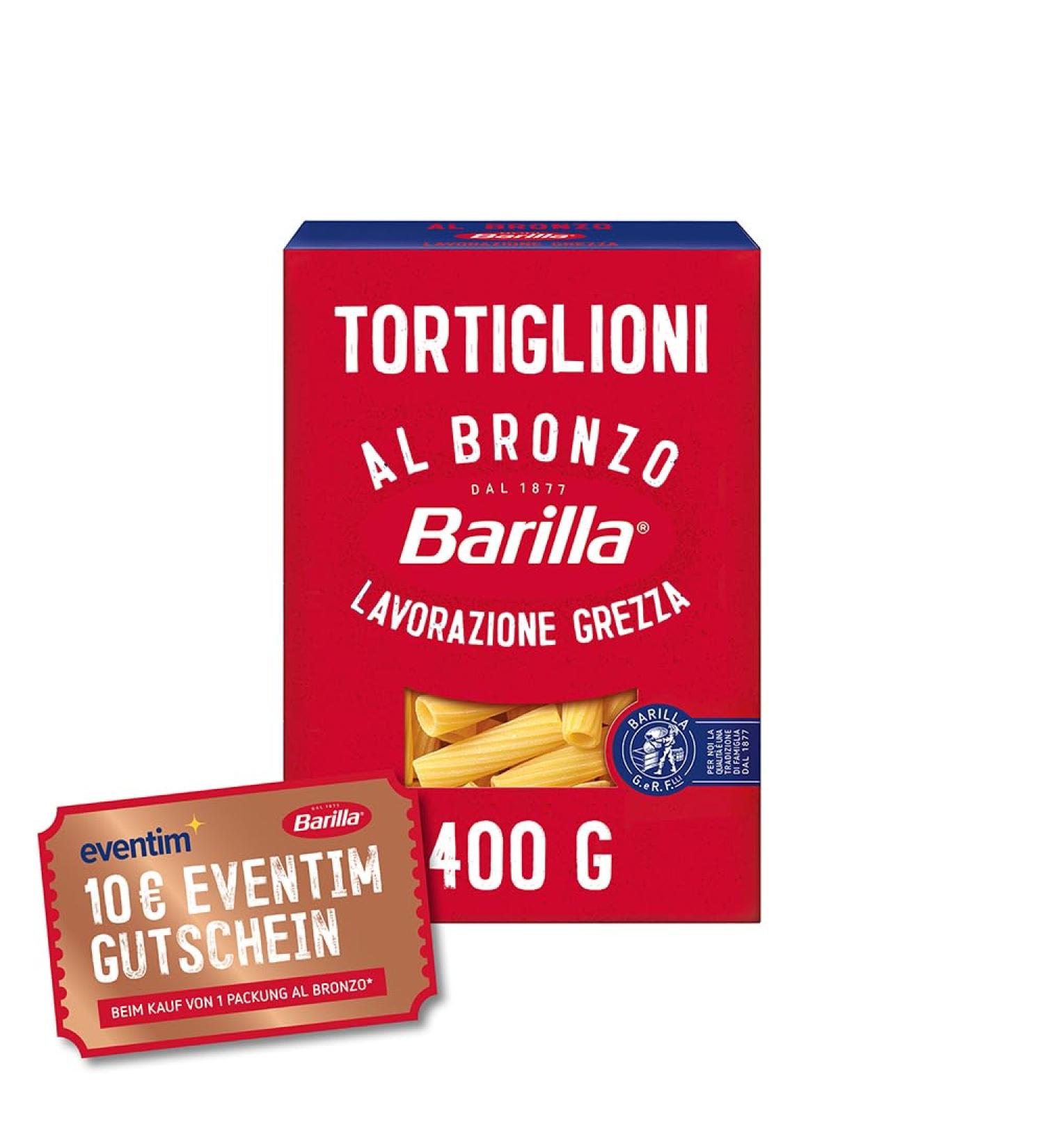 Buy Barilla Pasta Al Bronzo Tortiglioni - 400g | 100% Durum Wheat | Intense Flavor & Premium Quality | International Shipping - Buy Online on GoSupps.com