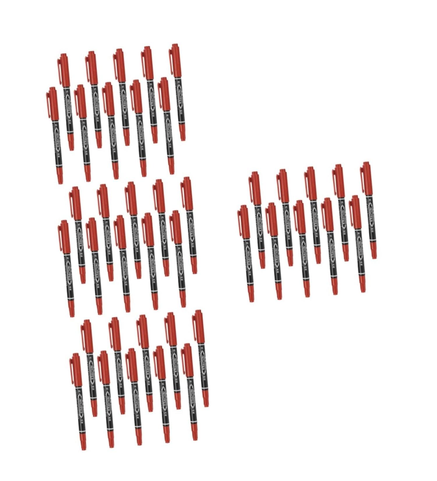 FOMIYES 40 Pcs Eyebrow Marker Pen Marker Pens Pen Lips Plastic Red Eyebrow Embroidery Pencil - Buy Online on GoSupps.com