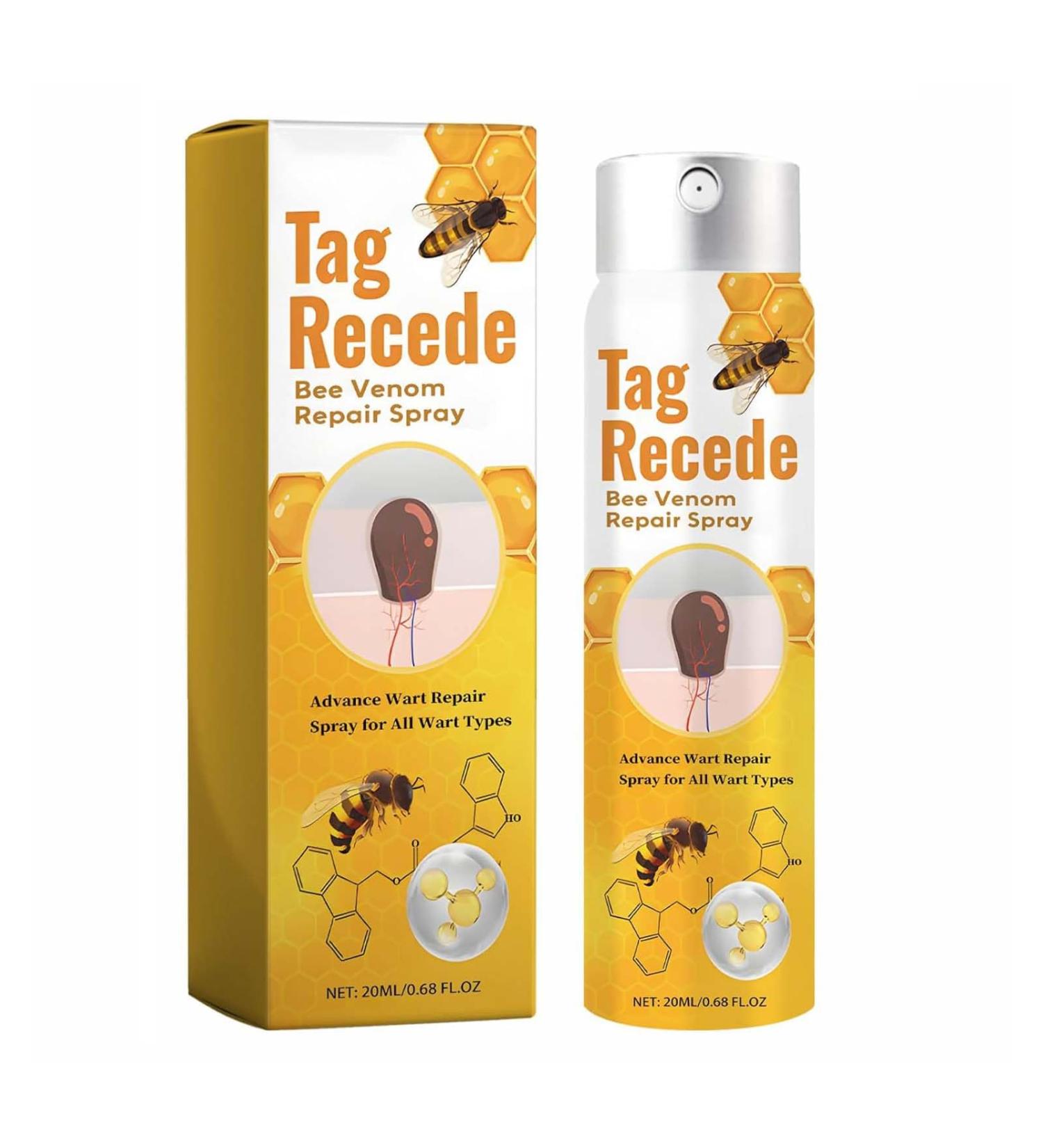 Shop Tag Recede Bienengift & Wart Removal Spray Effective Skin Treatment for All | International Shipping - Buy Online on GoSupps.com