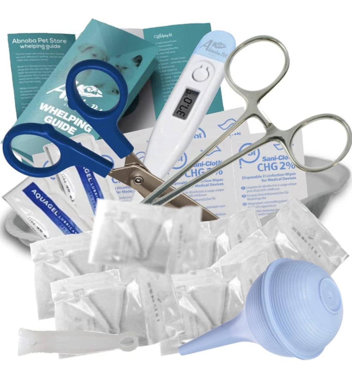 Alpha Dog Puppy full Whelping Kit pet birthing set Aspirator Welping Guide (849) - Buy Online on GoSupps.com