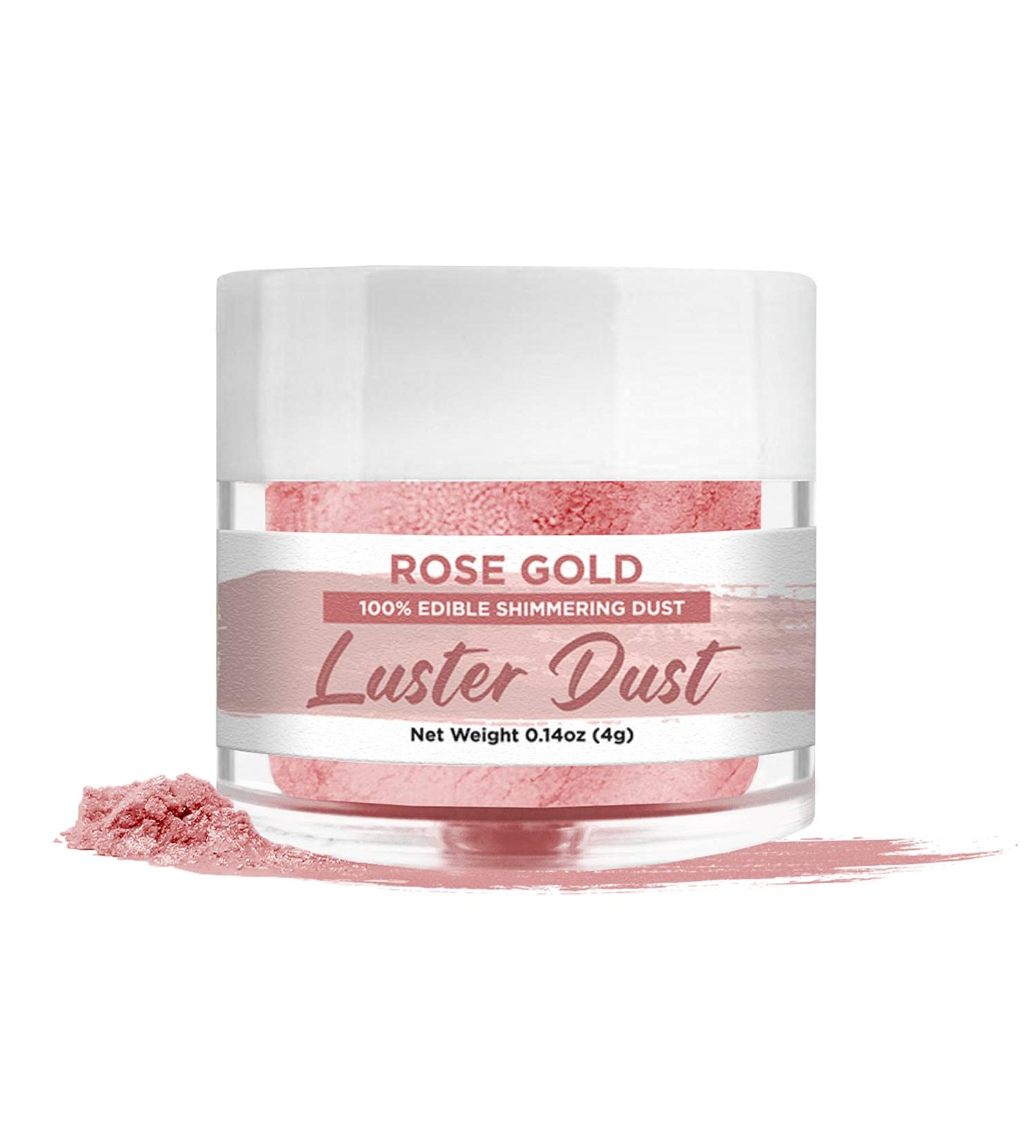 BAKELL Edible Luster Dust & Paint | Rose Gold LUSTER DUST Edible Powder | KOSHER Certified | Halal Certified Paint  Powder & Dust | 100% Edible & Food Grade| Cakes  Vegan Paint & Dust (Rose Gold) - Buy Online on GoSupps.com