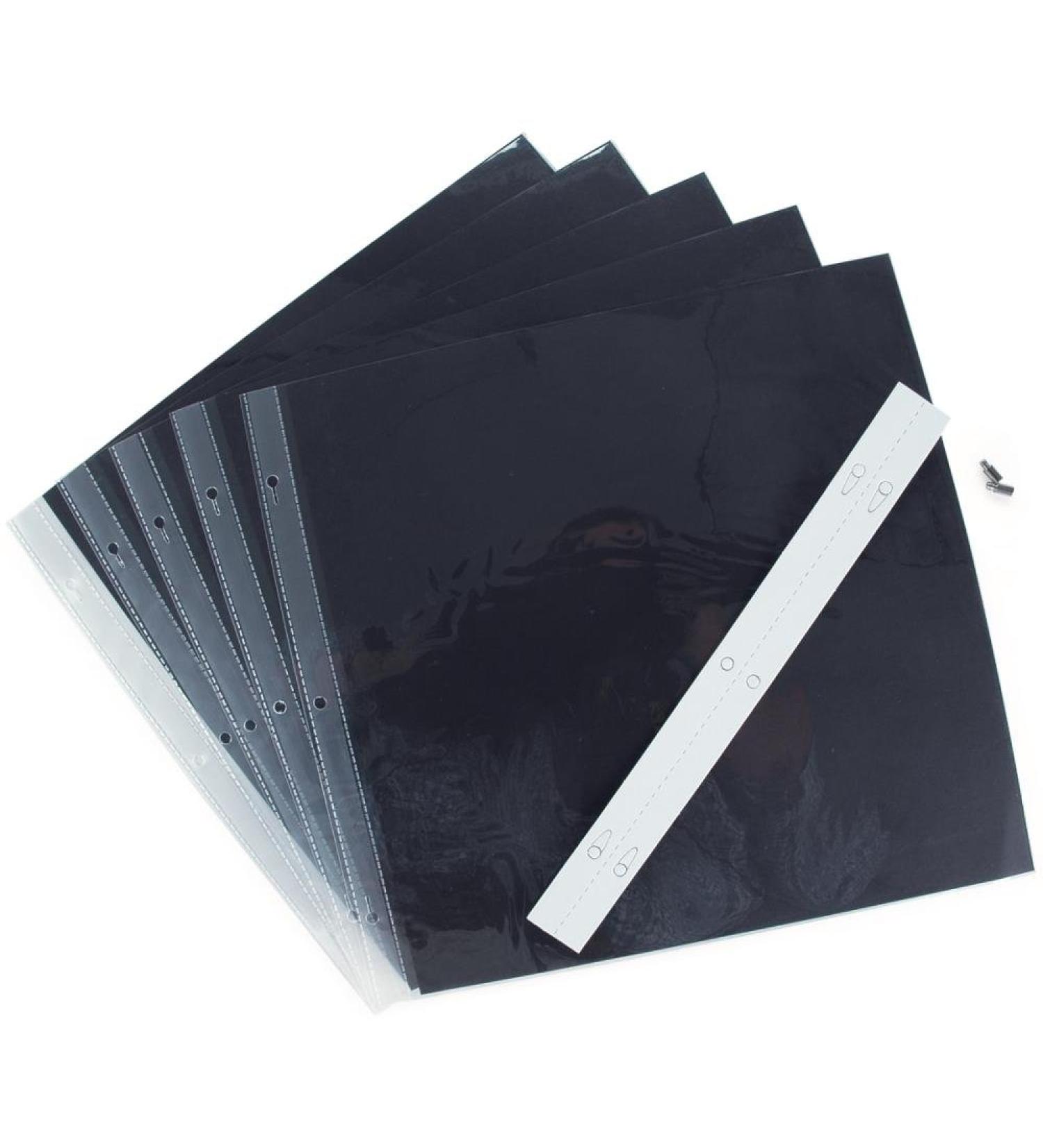 Pioneer RMB-5 Protector 12X12 5Pk Holds 10 Pages W5 Black