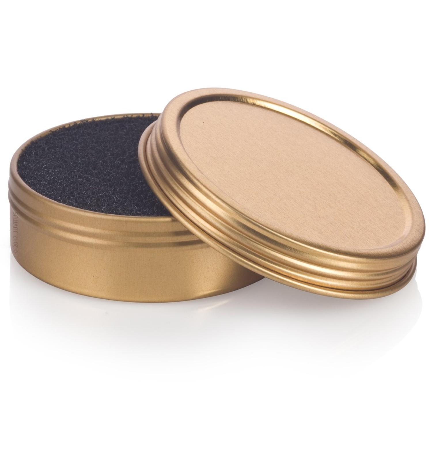 Makeup Brush Cleaner Sponge - Quick Color Switch for Eyeshadow Blush Foundation | 2 oz Gold Tin - Travel-Friendly Perfect for Makeup Bags & Gym - Buy Online on GoSupps.com