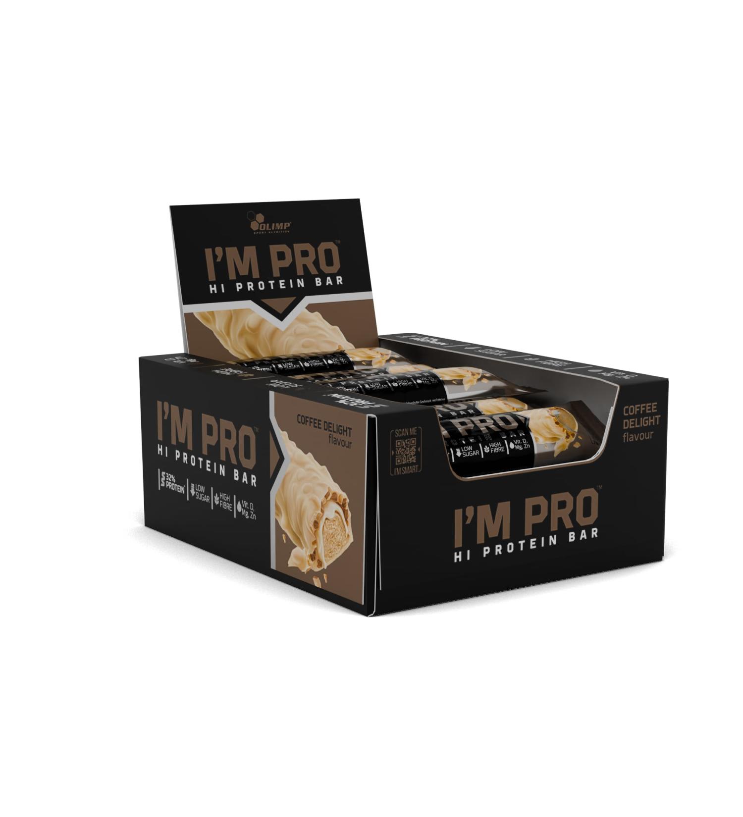 Olimp Sport Nutrition Im Pro Protein Bar 40g Protein bars Valuable protein snacks for athletes Coffee delight