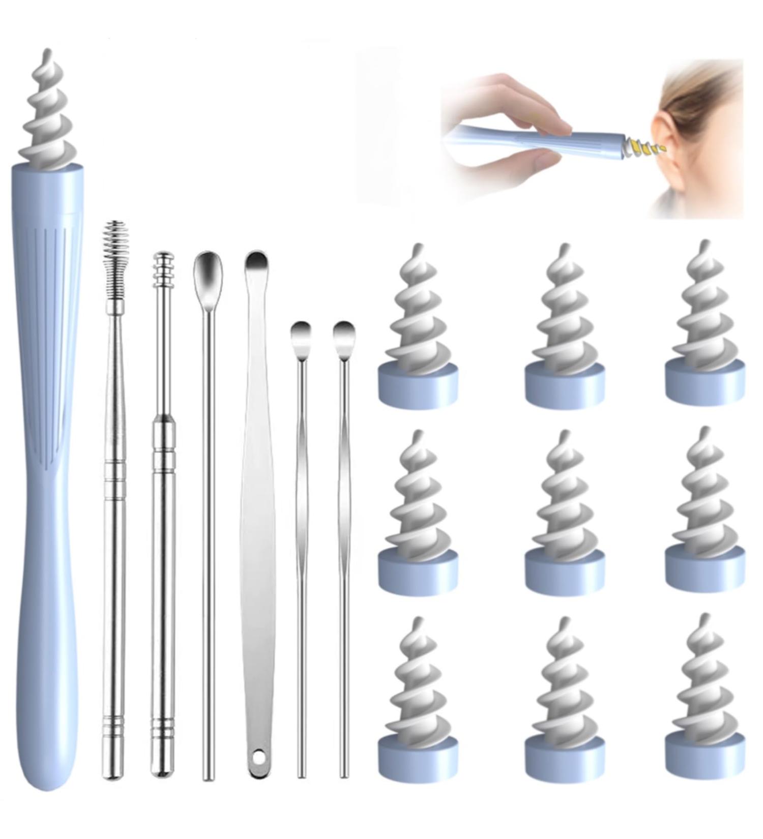 Ear Wax Removal 2026 Q-Grips Ear Wax Removal Tool Reusable and Washable Replacement Soft Silicone Tips for Cleaner Earwax Ear Wax Removal Kit Contains 7 Types of Ear Cleaner Tools - Buy Online on GoSupps.com