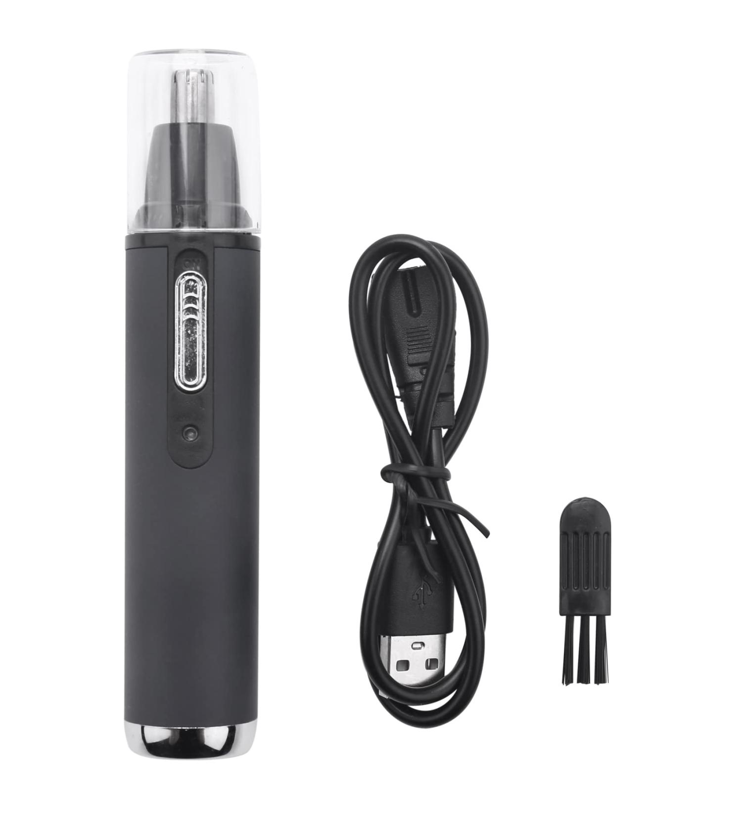 Buy Electric Nose Hair Trimmer - Safe Facial Care & Grooming Tool Black | International Shipping - Buy Online on GoSupps.com