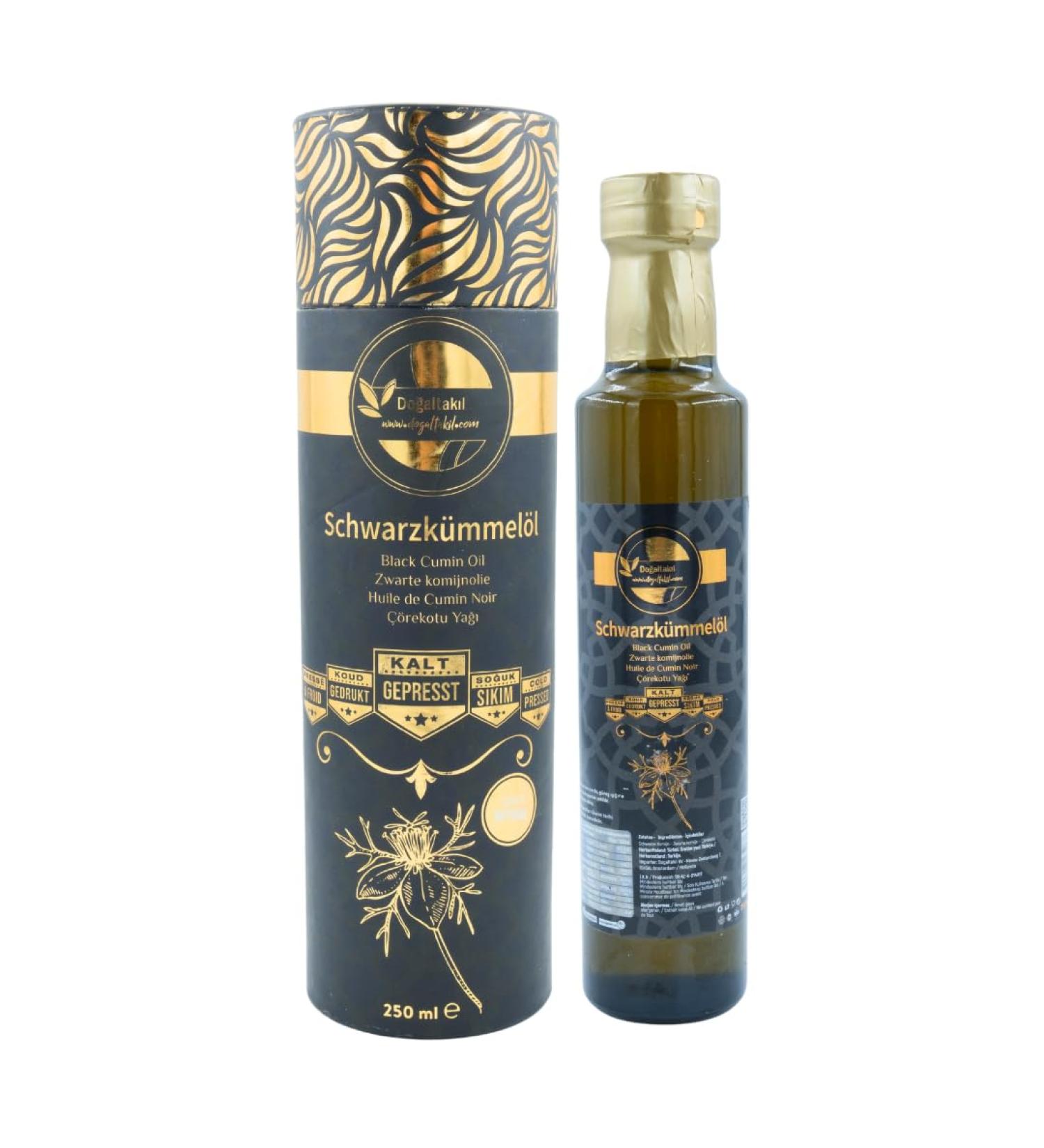 Buy Black Cumin Oil 250ml - Unfiltered Cold Pressed Natural Oil | International Shipping Available - Buy Online on GoSupps.com