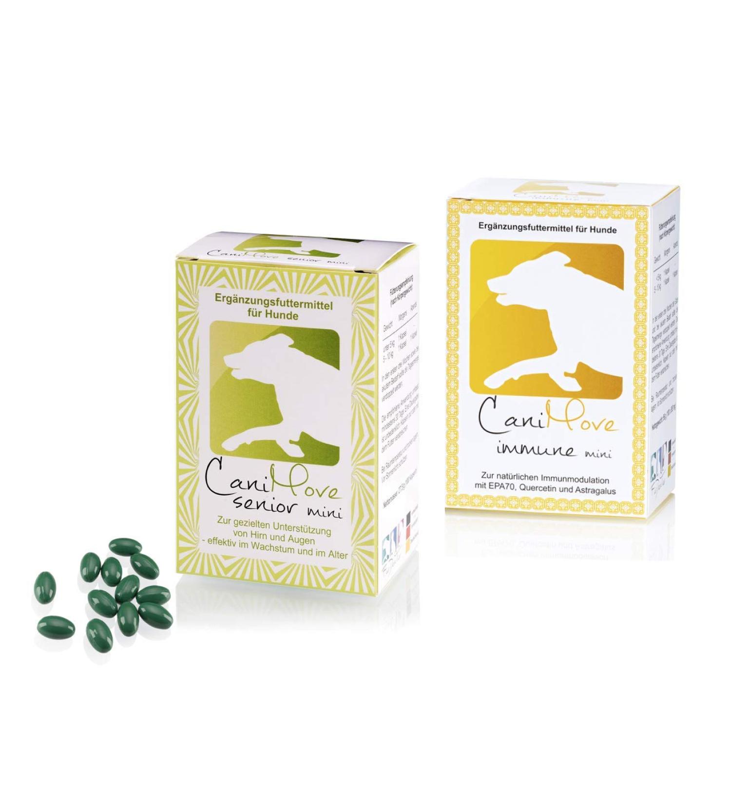 Buy Canimove Sparbundle Immune Mini & Senior Mini - 100 Capsules Each | Veterinary Supplement for Small Senior Dogs | Fast International Shipping - Buy Online on GoSupps.com