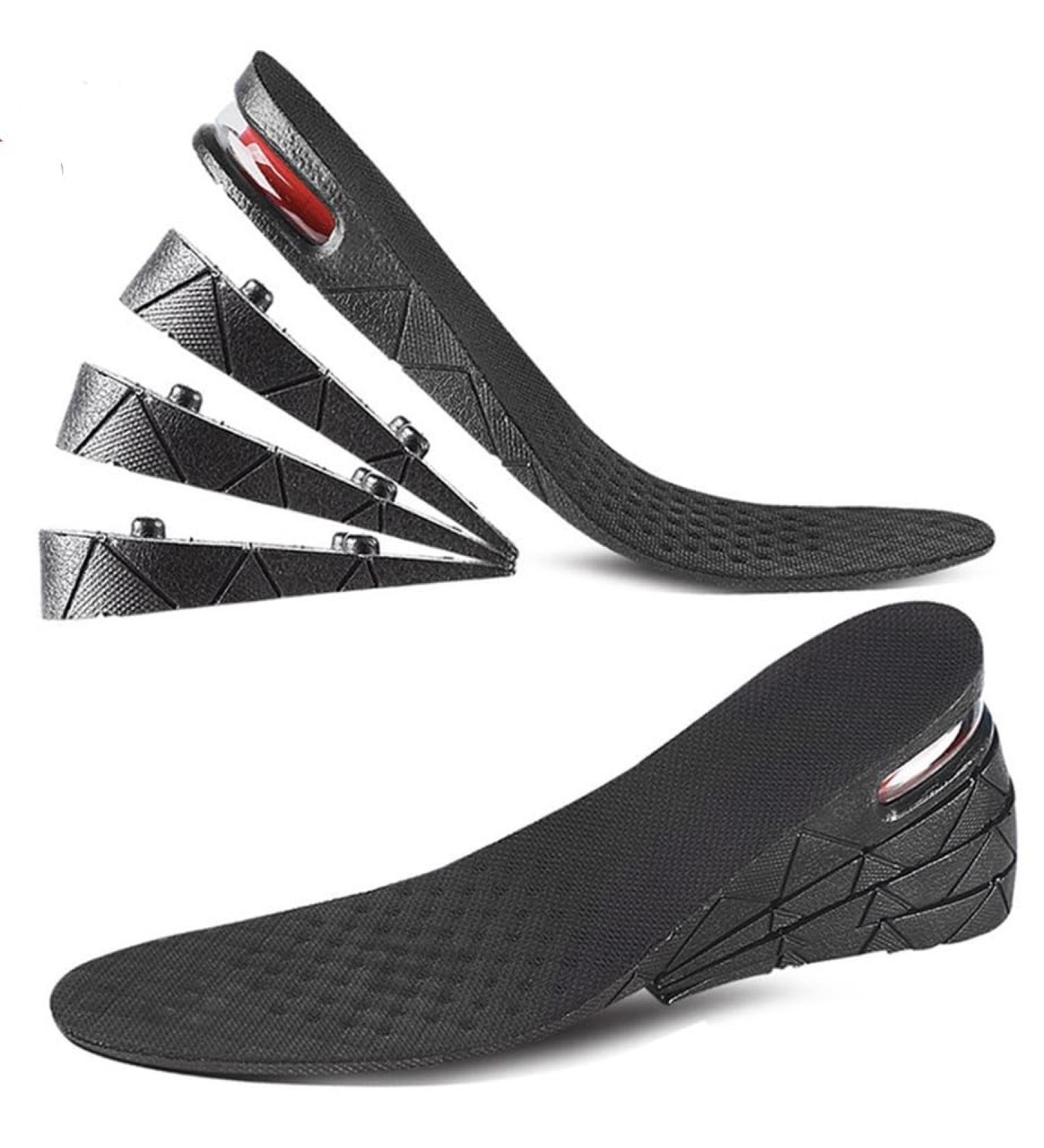 Height Increase Insoles - 4-Layer 3 Inch Air Cushion Shoe Inserts for Men & Women | Elevate Your Height Comfortably - Buy Online on GoSupps.com
