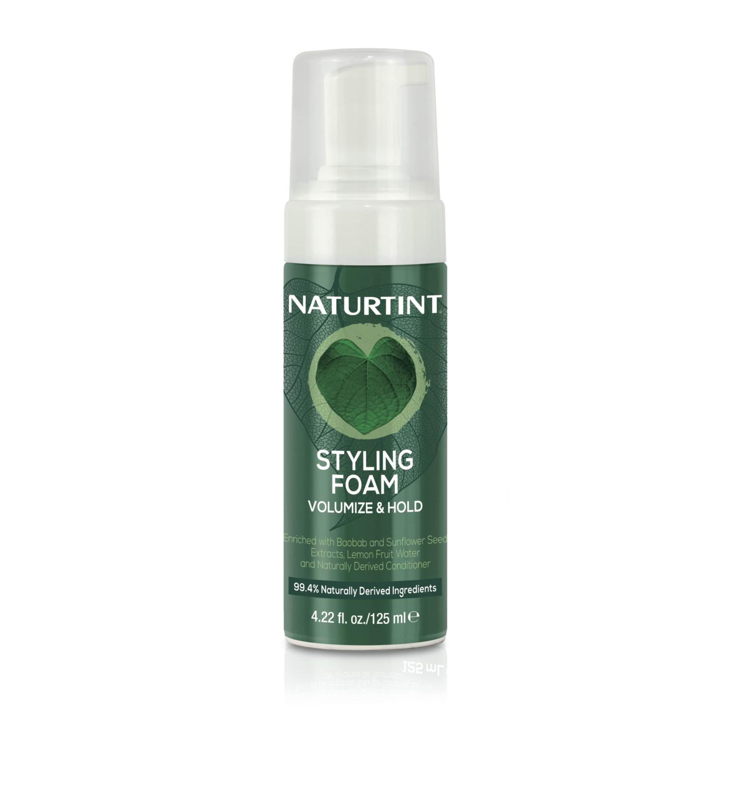 Naturtint Volumize & Hold Styling Foam - Naturally Derived Ingredients Dermatologically Tested Vegan