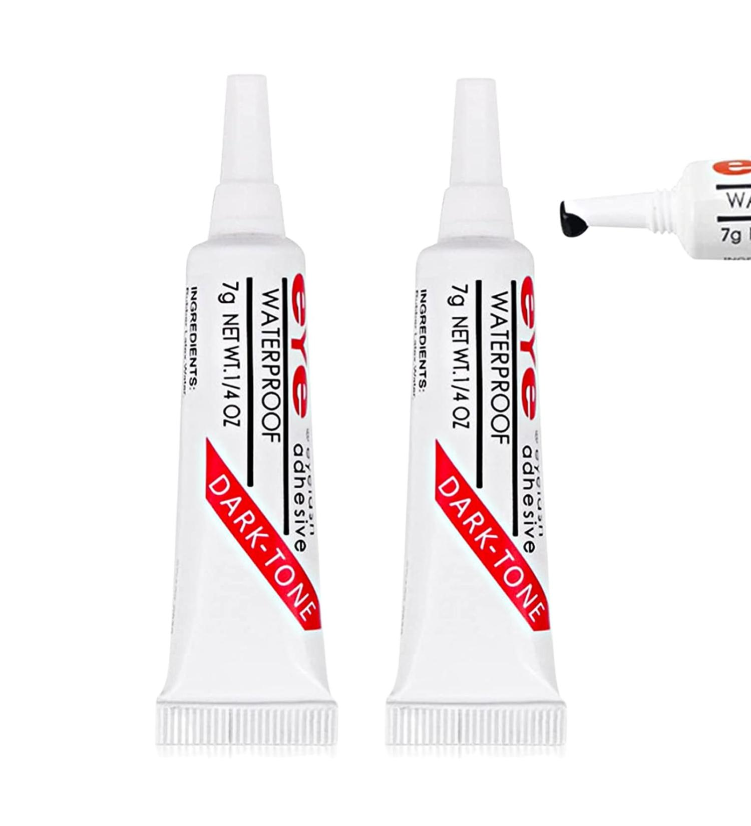 Black Eyelash Glue Duo Pack - 7g x 2 | Express Drying, Waterproof & Long-Lasting Lash Adhesive for Individual and DIY Eyelash Extensions - Buy Online on GoSupps.com