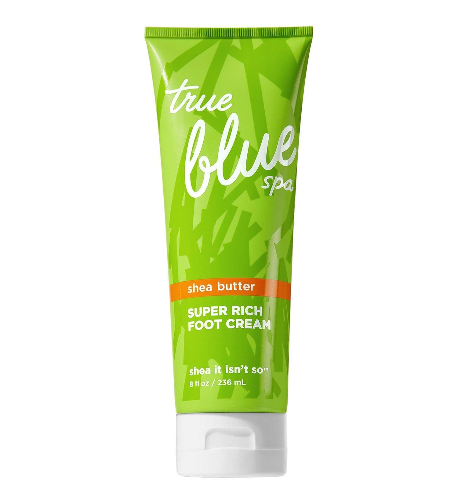 Bath and Body Works True Blue Spa Shea It Isn't So Super Rich Foot Cream 8 Ounce