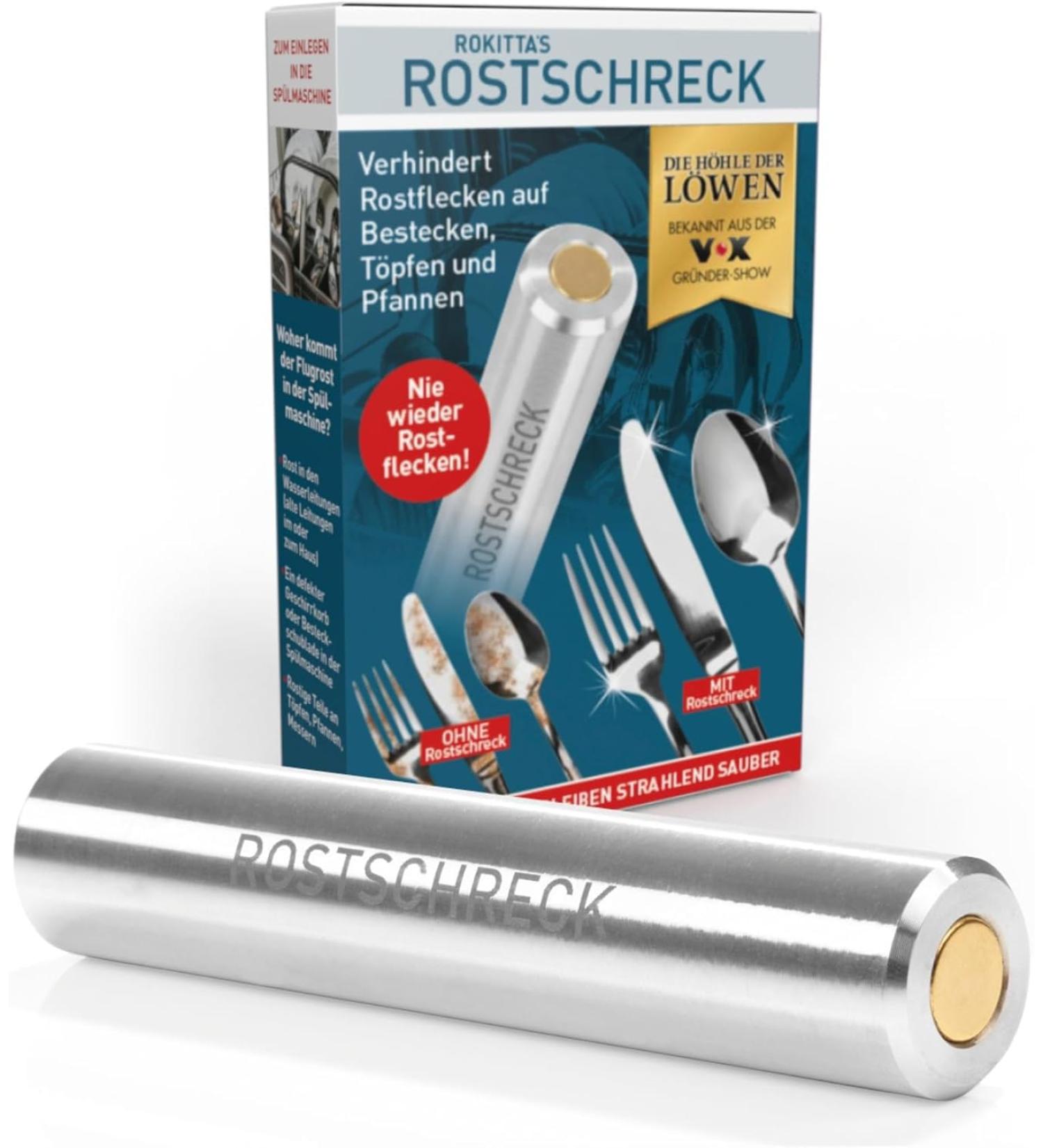 Rokittas Rostschreck - Ultimate Rust Magnet for Spotless Dishes | Eco-Friendly Rust Prevention | As Seen on The L wen Cave - Shop Now! - Buy Online on GoSupps.com
