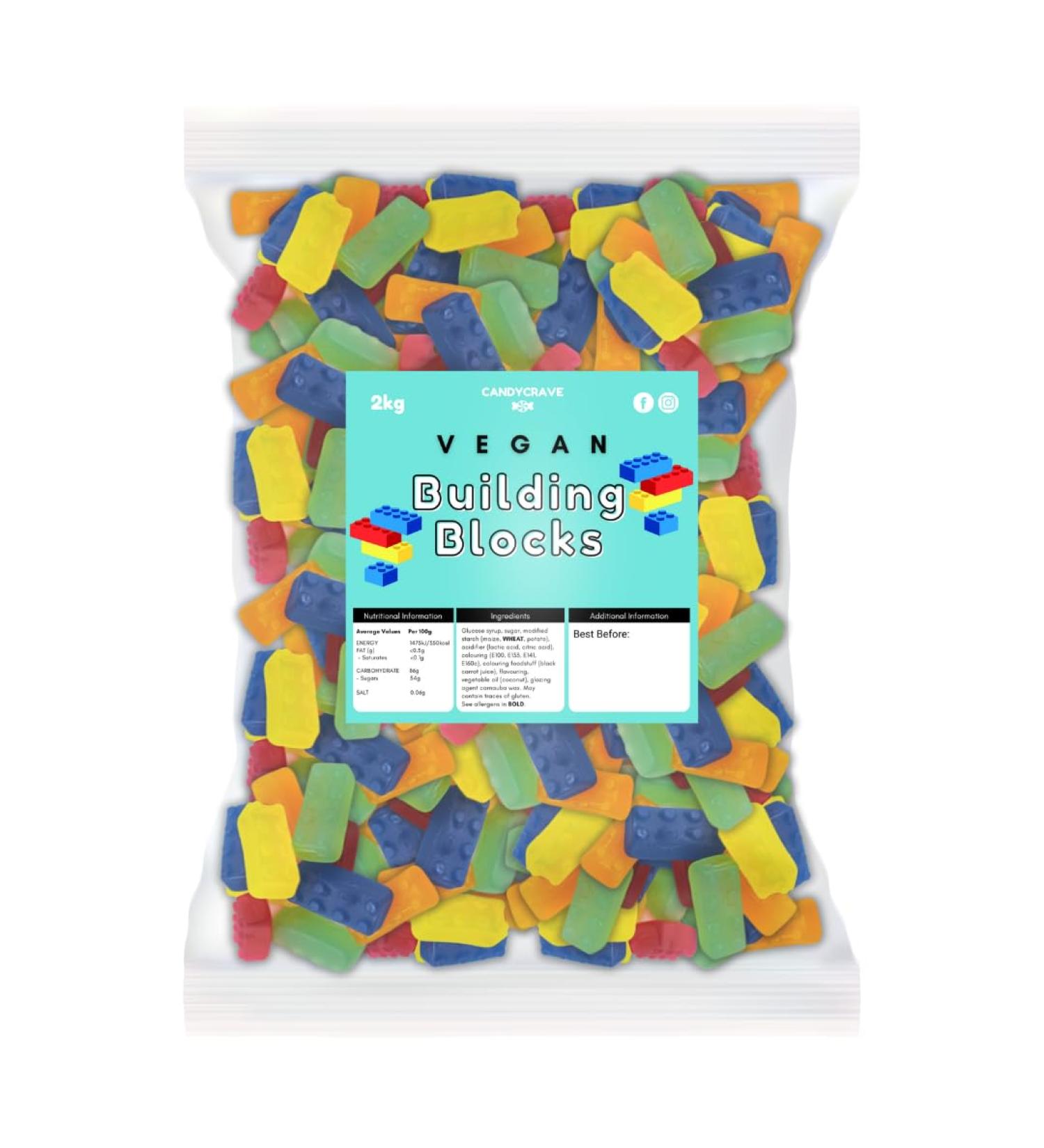 Candycrave - Vegan Baby Meerkats 2Kg Bulk Bag (Building Block) - Buy Online on GoSupps.com
