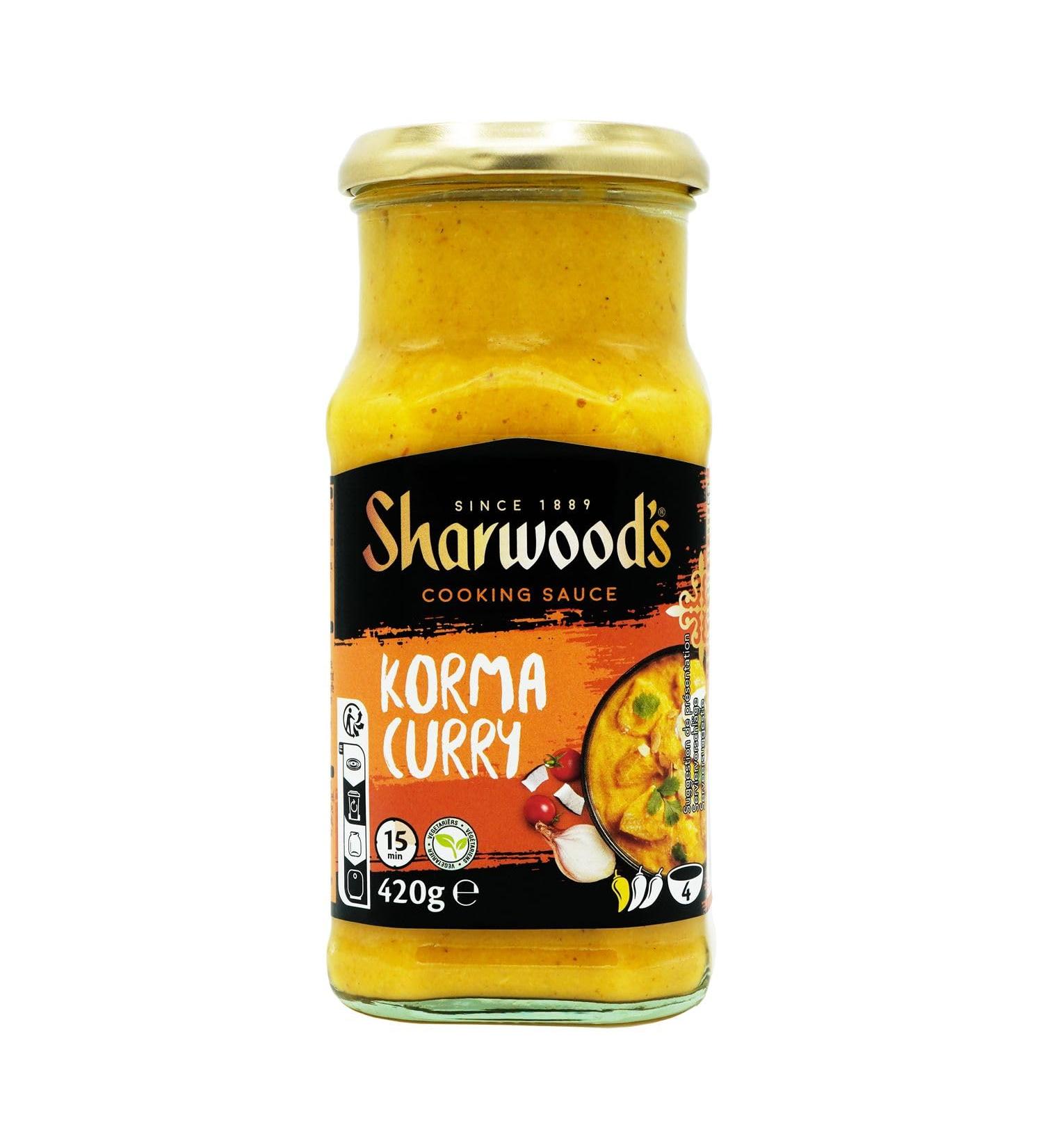 Sharwood's Sharwood s Korma Lot de 6 sauces au curry (6 x 420 g) - Buy Online on GoSupps.com