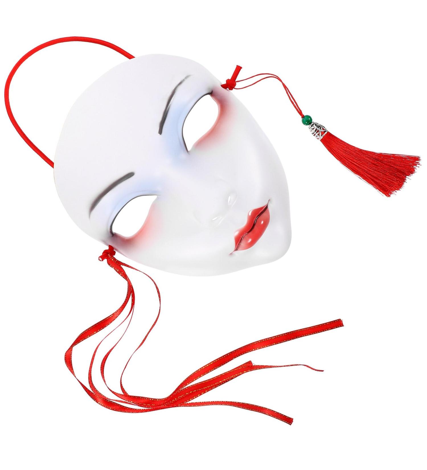 Imikeya Chinese Style Evil Cosplay Mask - Exquisite Beauty & Cultural Halloween Costume with Fox Design - Buy Online on GoSupps.com