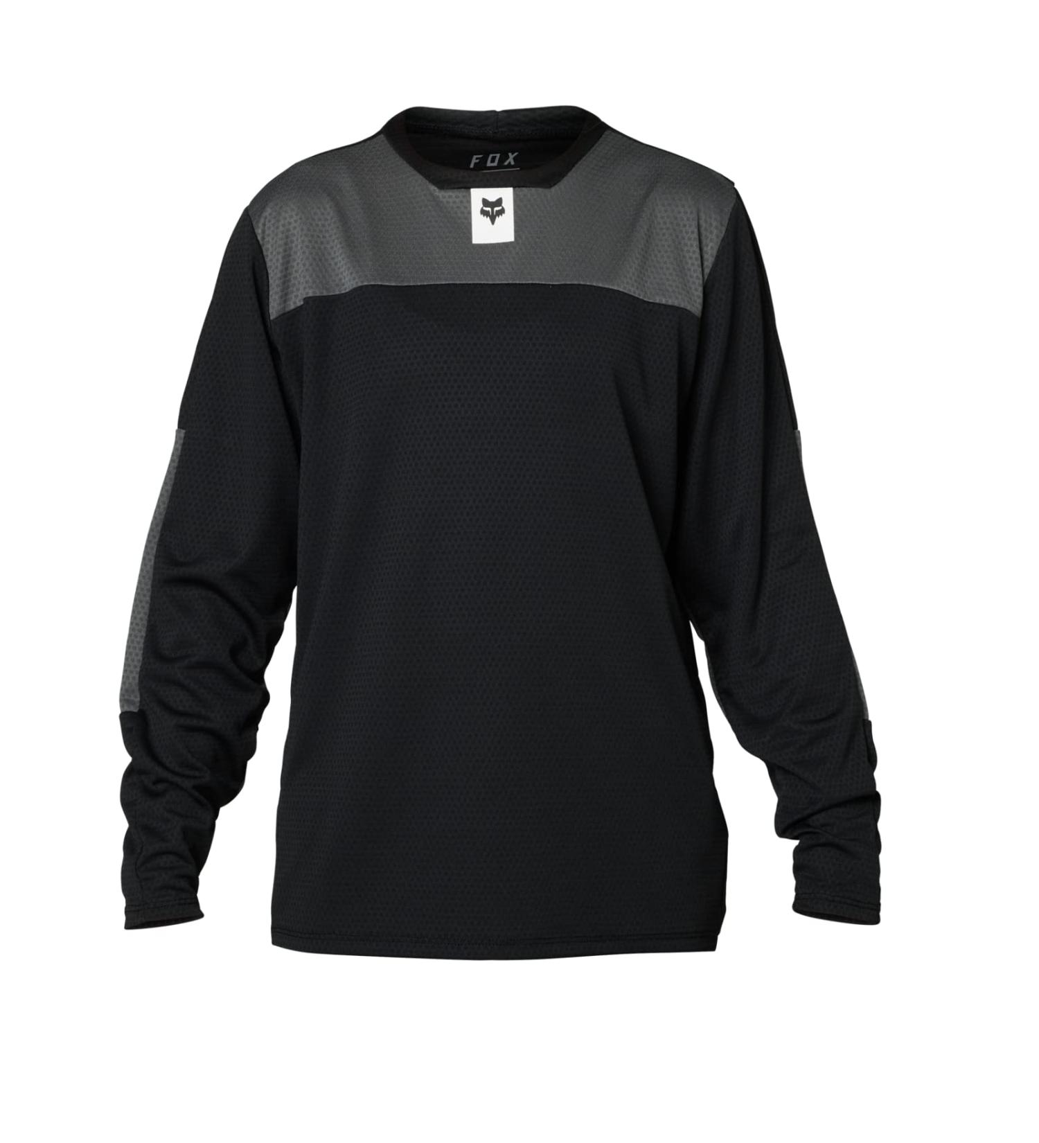 Buy Fox Racing Unisex Kids YTH Defend LS Jersey & 6 Ranger Crew Socks L Black - International Shipping Available - Buy Online on GoSupps.com
