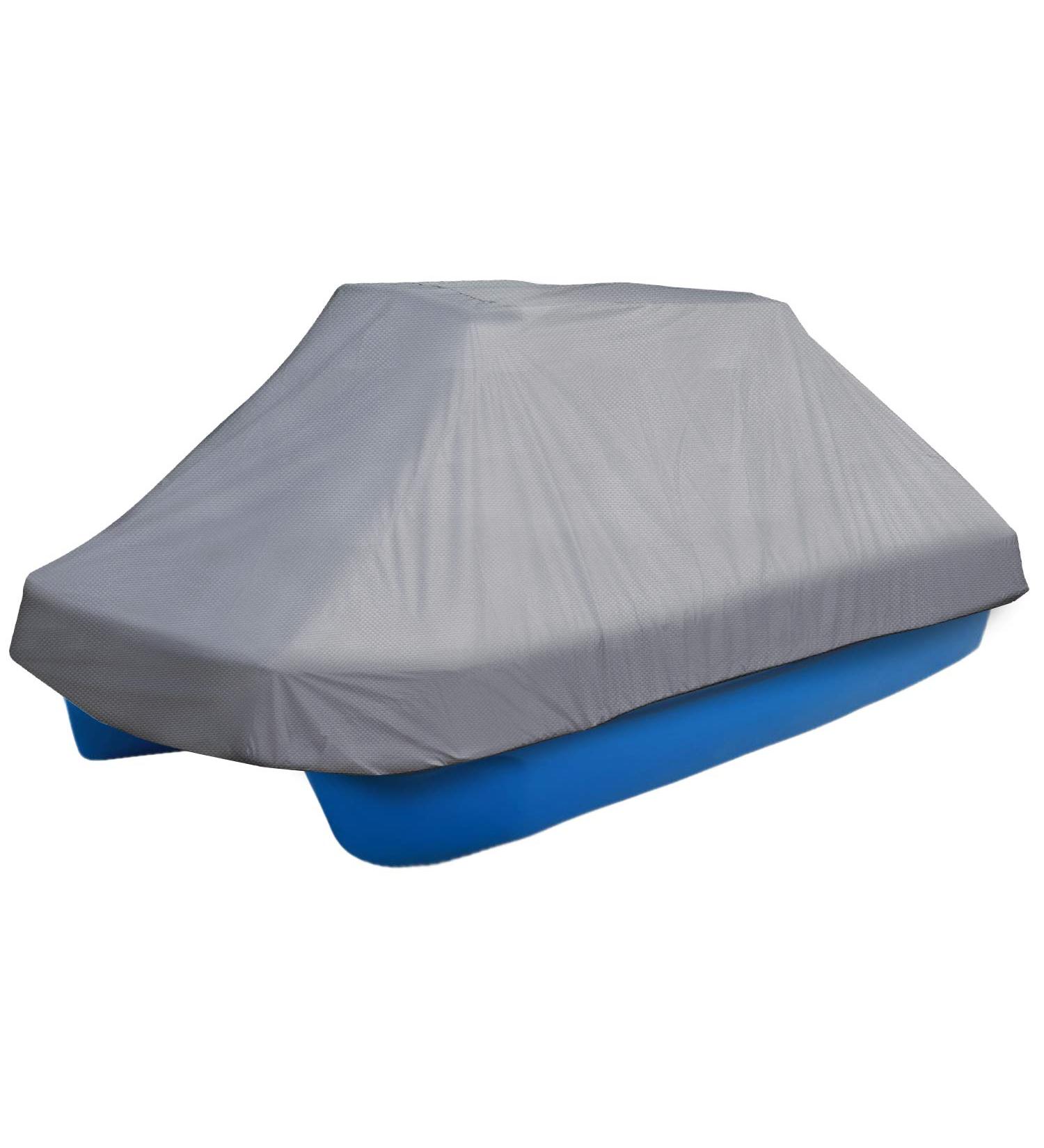 Leader Accessories 8'-10'L Pond Boat Cover - 300D Grey, Waterproof & UV Resistant - Buy Online on GoSupps.com