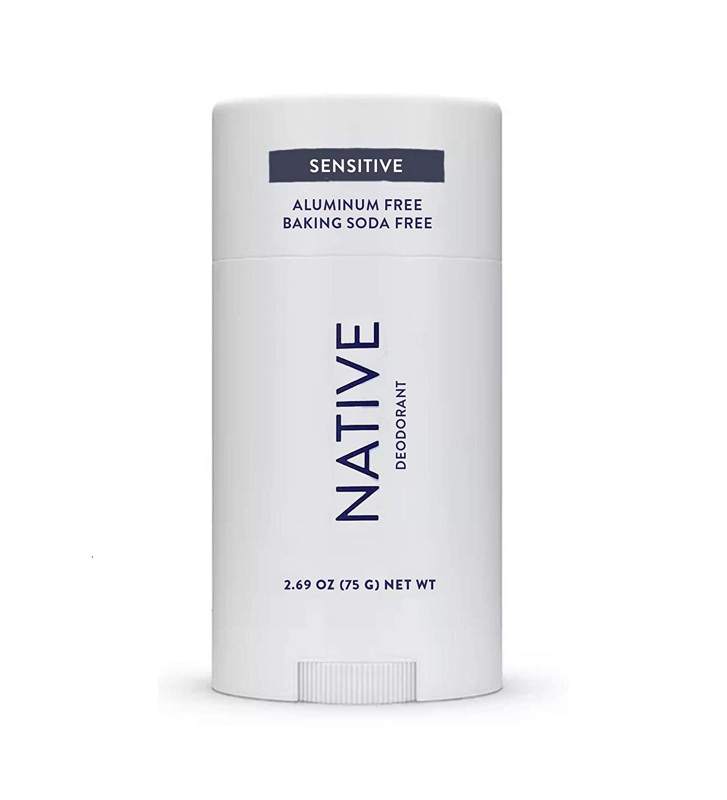 Native Unscented Sensitive Deodorant - Aluminum Free Natural Formula - Buy Online on GoSupps.com