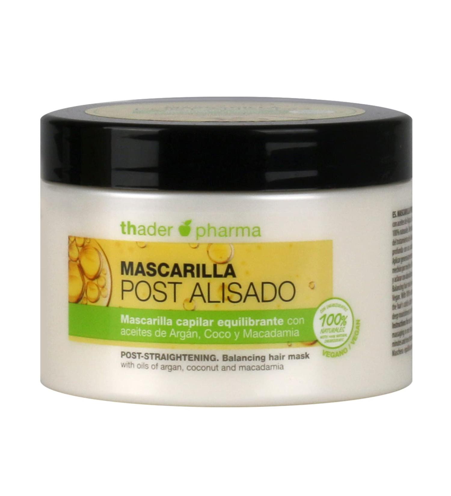 Vegan Post-Smoothing Mask with Argan, Coconut and Macadamia Oils