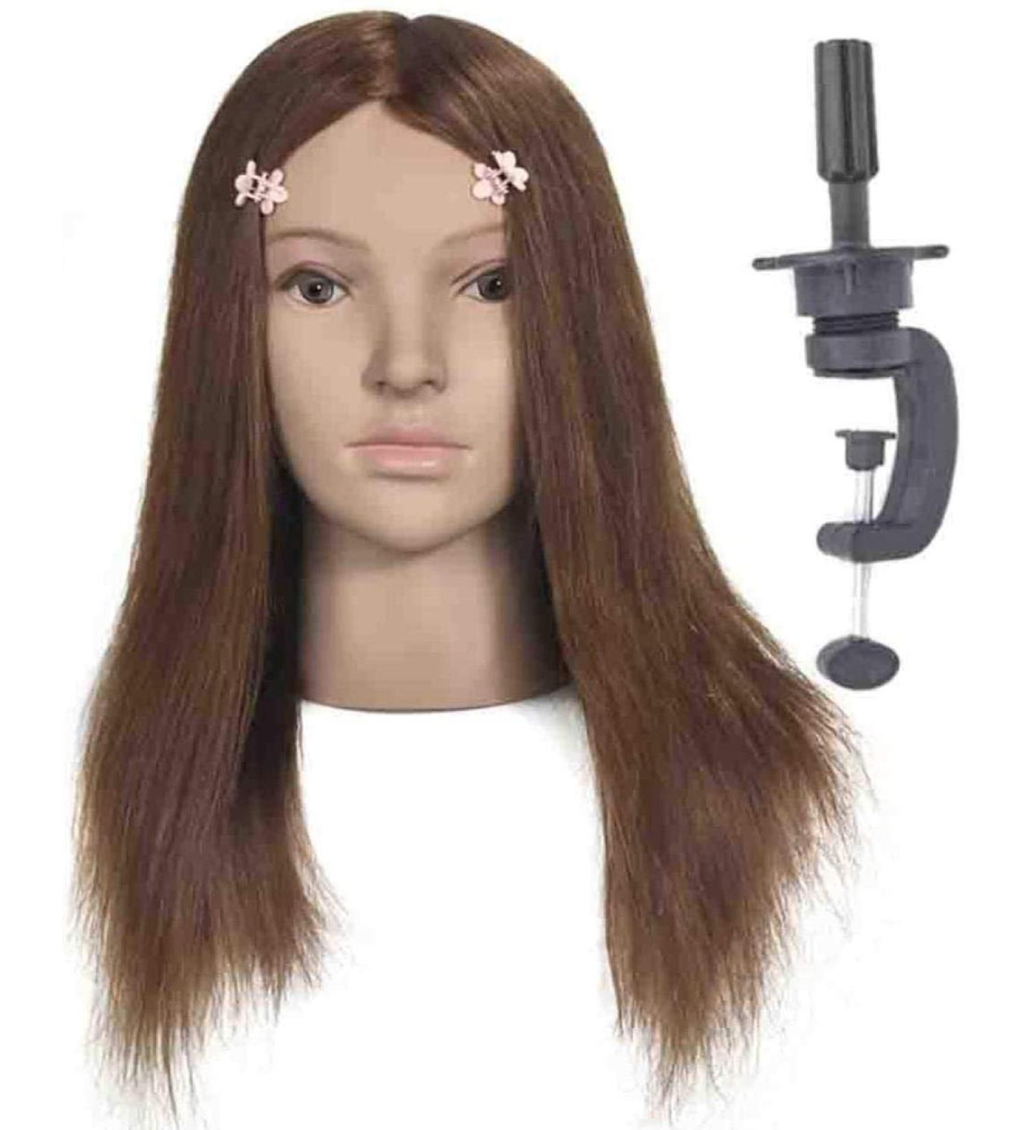 ZHJING Fashion Model Head - Bridal & Barber Training Dummy for Hair Styling Dyeing Perming | International Shipping Available - Buy Online on GoSupps.com