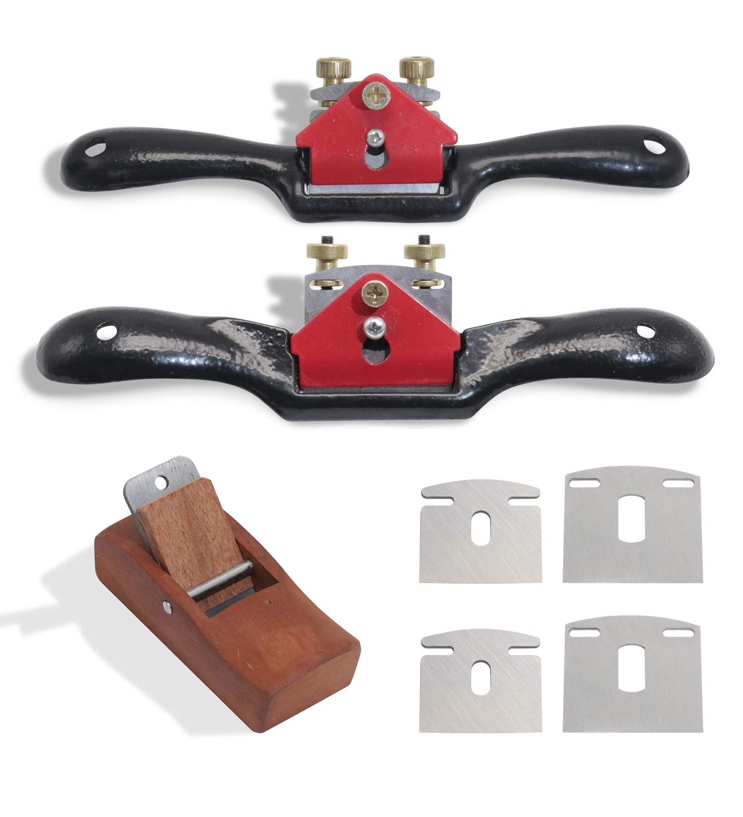 boeray 2pcs Adjustable SpokeShave with Flat Base  6pcs Metal Blade and 1pcs Portable Woodworking Planes Wood Working Hand Tool Perfect for Wood Craft  Wood Craver  Wood Working - Buy Online on GoSupps.com