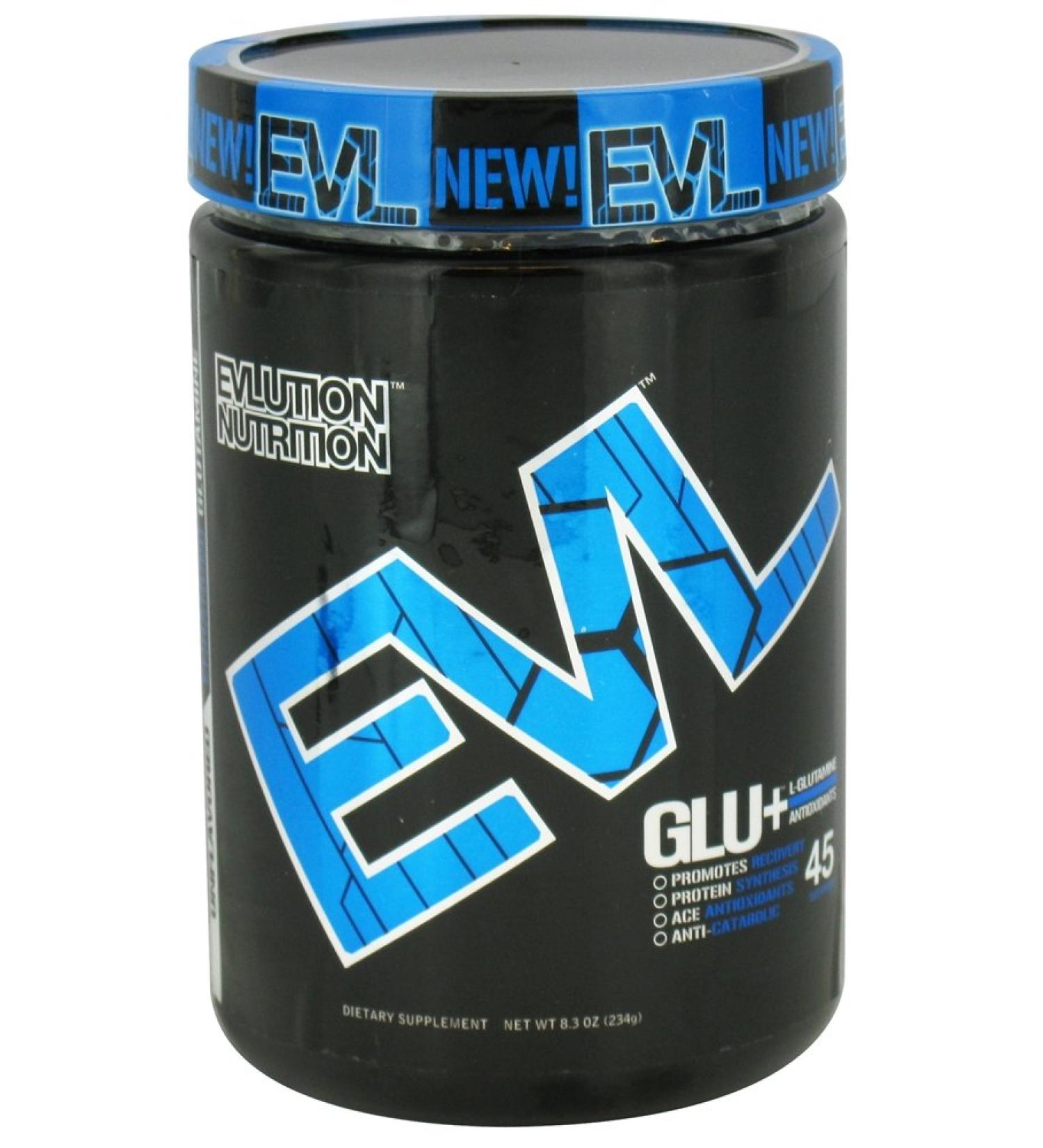 Evlution Nutrition Glutamine Supplement - Unflavored 8.3 oz | Boost Recovery & Muscle Health - International Shipping Available - Buy Online on GoSupps.com