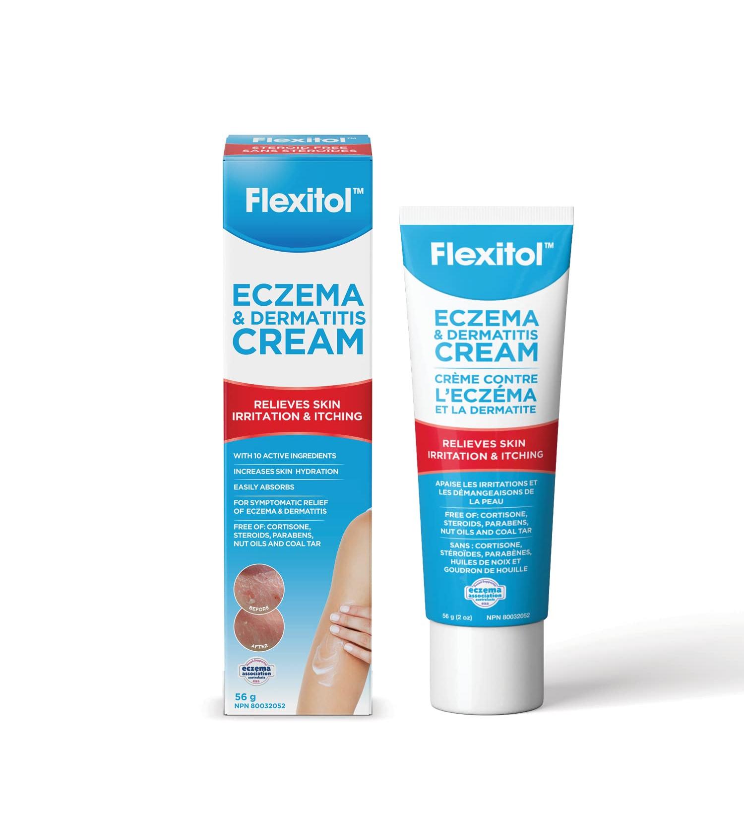 Flexitol Naturals Eczema Cream for Symptomatic Relief of Eczema Dermatitis - Buy Online on GoSupps.com