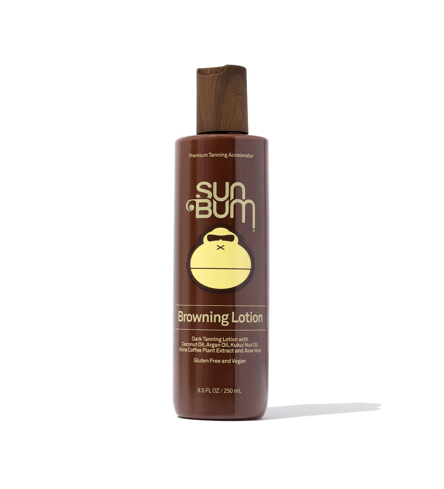 Sun Bum Browning Lotion 8.5 oz | Vegan & Reef Friendly Tanning Cream with Aloe Vera - Buy Online on GoSupps.com