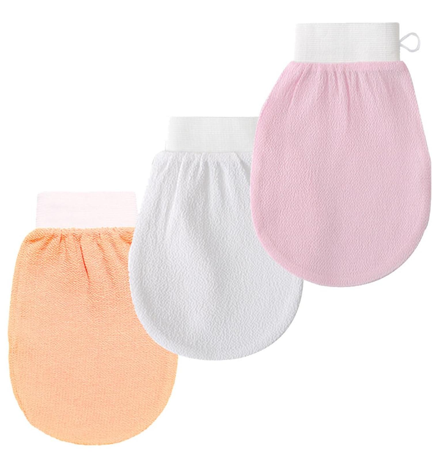 The Kessa Kessa Exfoliating Glove Moroccan Kessa Glove Kessa Glove Shower Glove Moroccan Exfoliating Kessa Glove (3PCS-B) - Buy Online on GoSupps.com