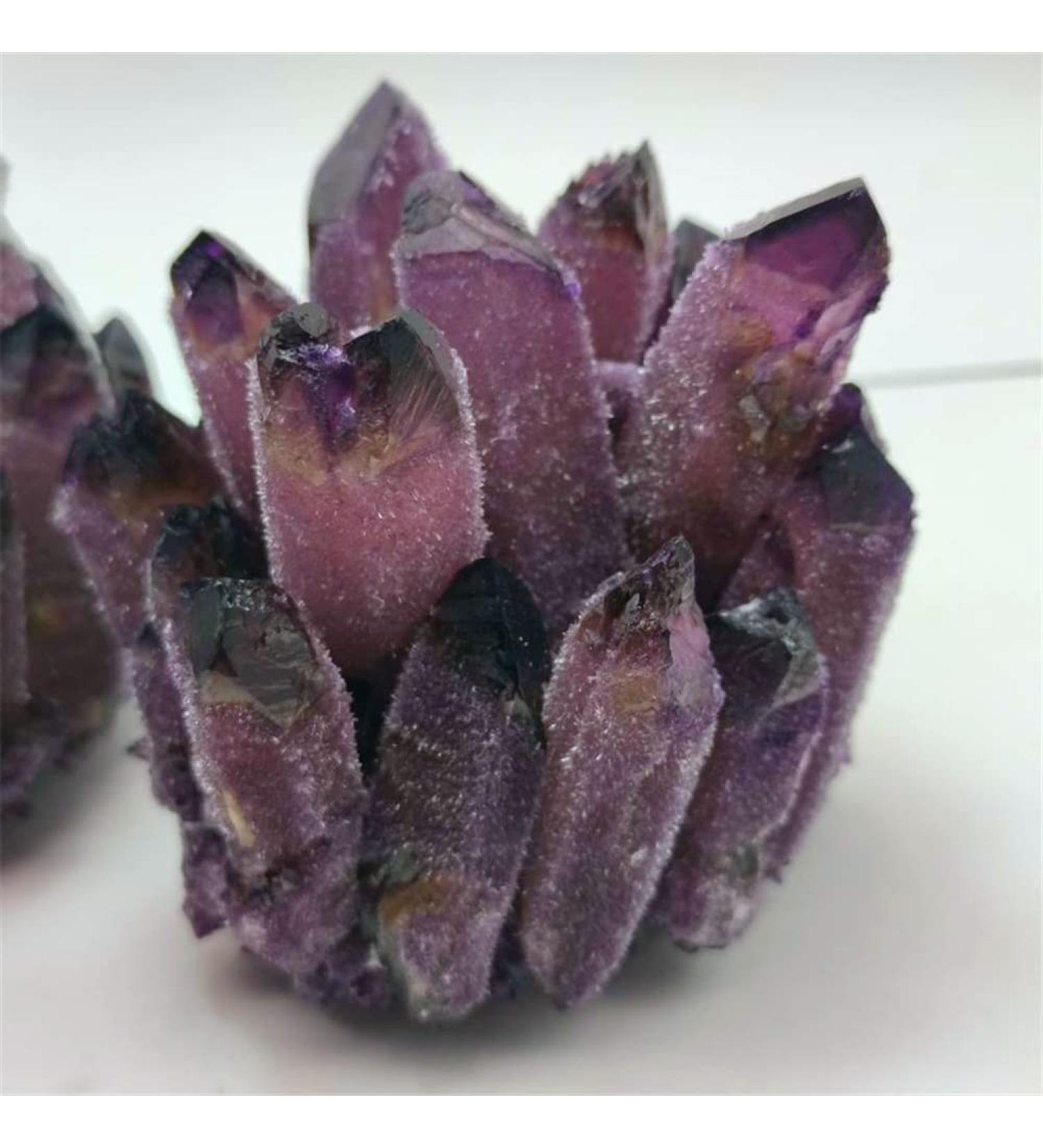 Natural Crystal 300-700g Natural Purple Ghost Quartz Crystal Cluster Crystals raw Gemstone Specimen for Home&Office Decoration Synthetic Power Stone Crystal HOMEZHOU (Size : 500-600g) - Buy Online on GoSupps.com