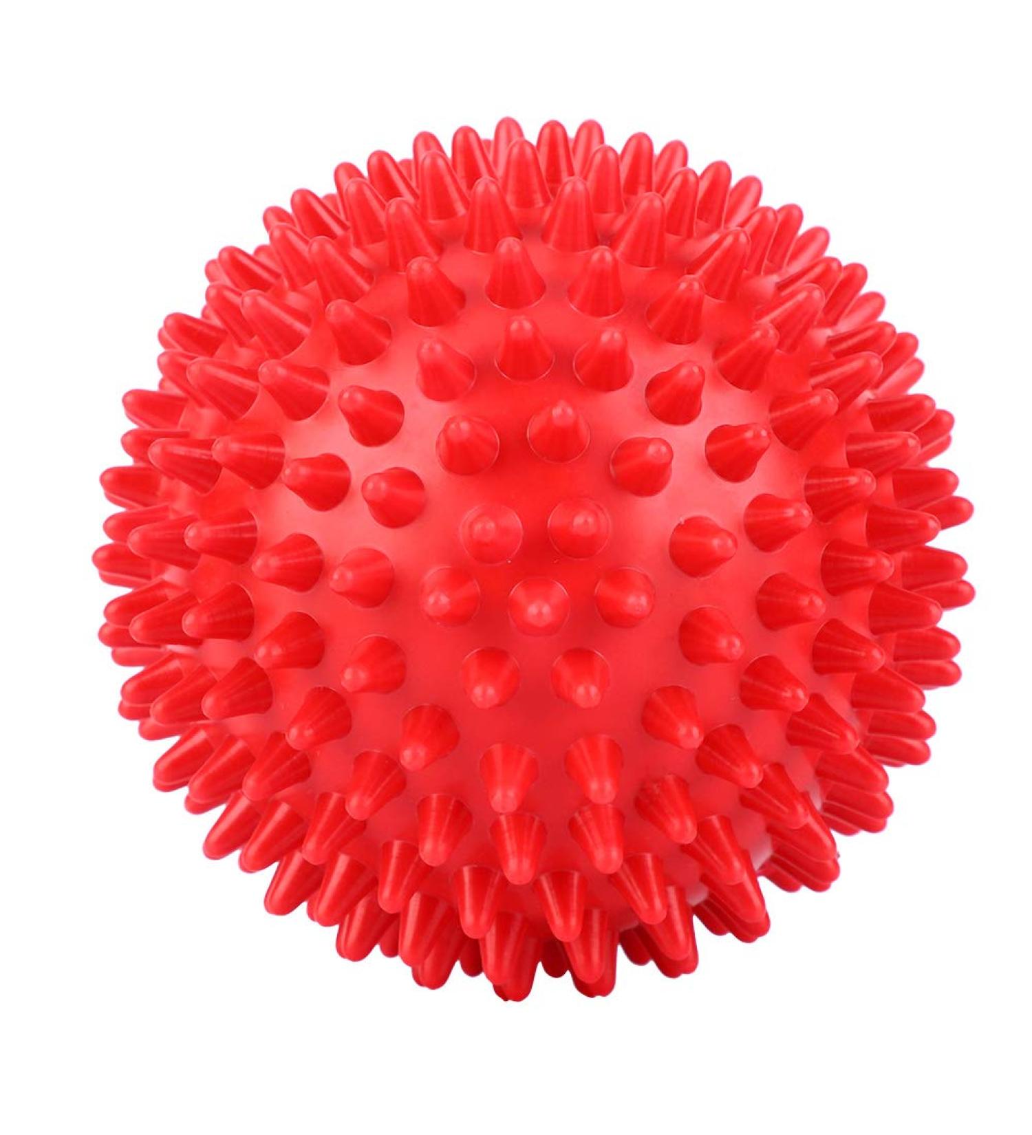 Buy L-Red Massage Ball | Spiky Roller for Pain Relief & Fitness | International Shipping Available - Buy Online on GoSupps.com