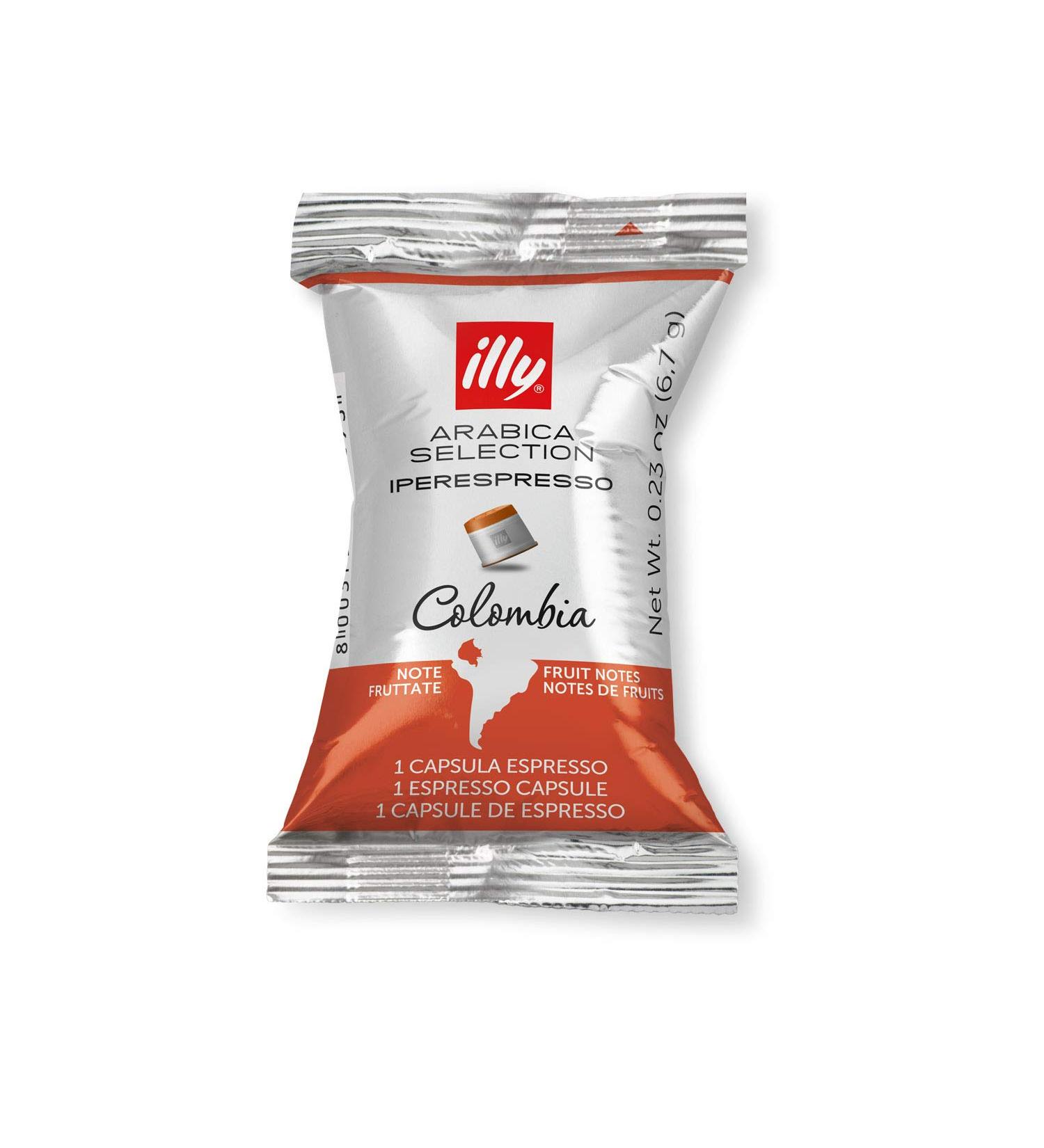 illy illy Coffee Iperespresso Arabica Selection Colombia Coffee Capsules - Pack of 100 coffee capsules