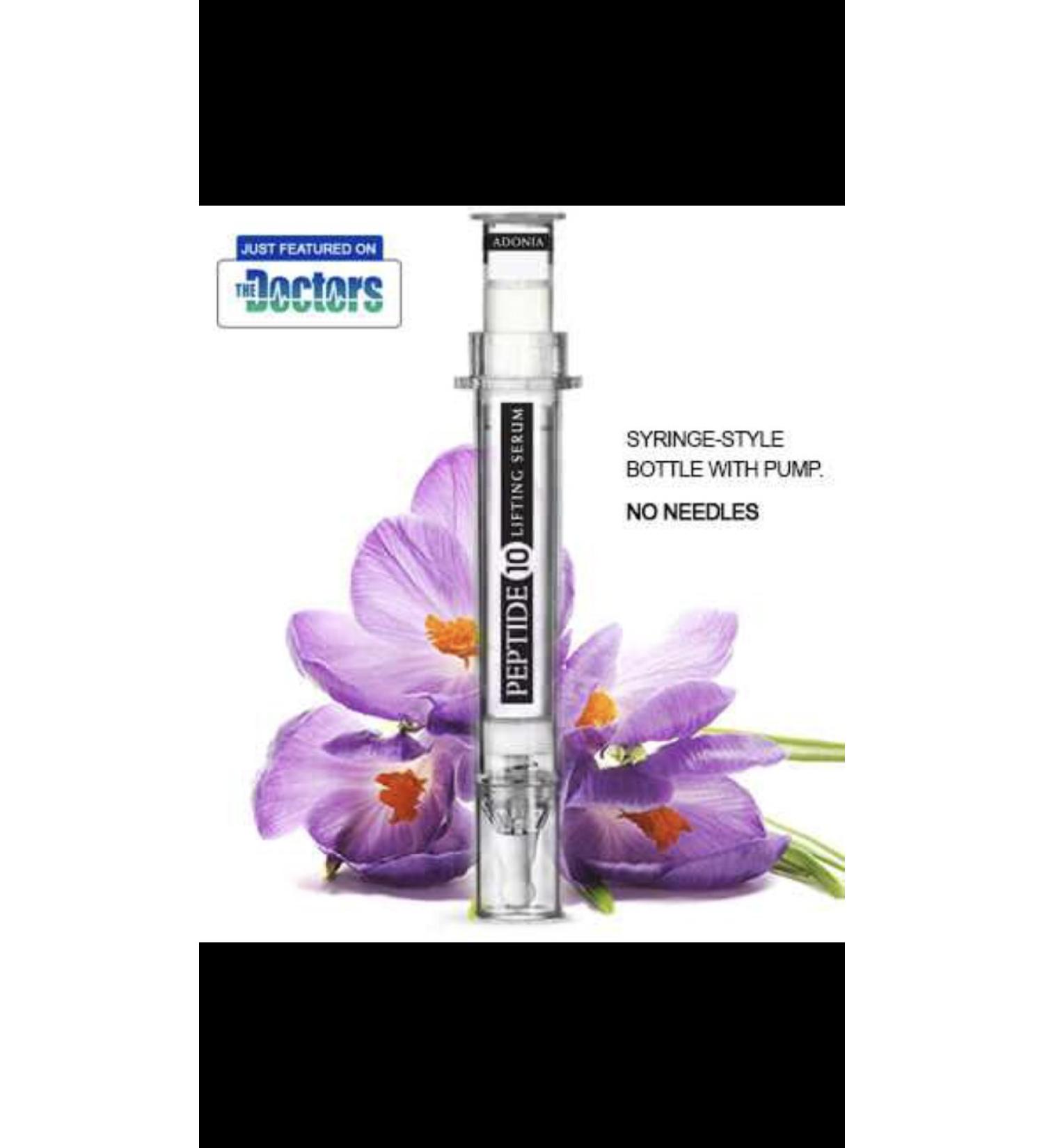 Peptide10 by Adonia Organics - Instant Wrinkle Concealer - On the go Wrinkle Repair - Peptide 10 Instant Anti-Aging Serum