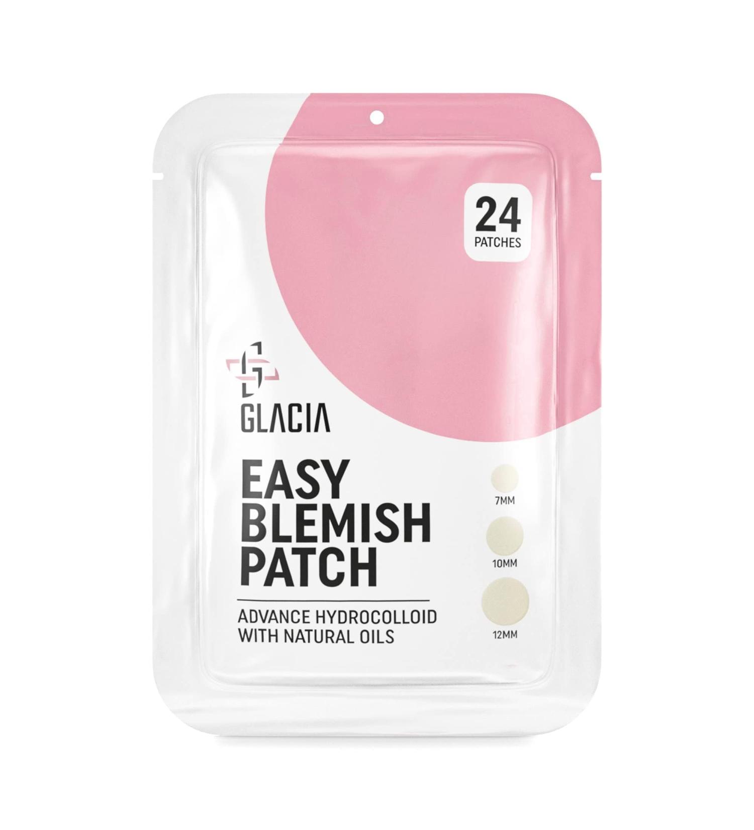 Spot Patches by Glacia 24 Pack of Hydrocolloid Pimple Patches for All Skin Types Spot Stickers Made With Natural Oils Tea Tree and Calendula 1 count (Pack of 24) - Buy Online on GoSupps.com