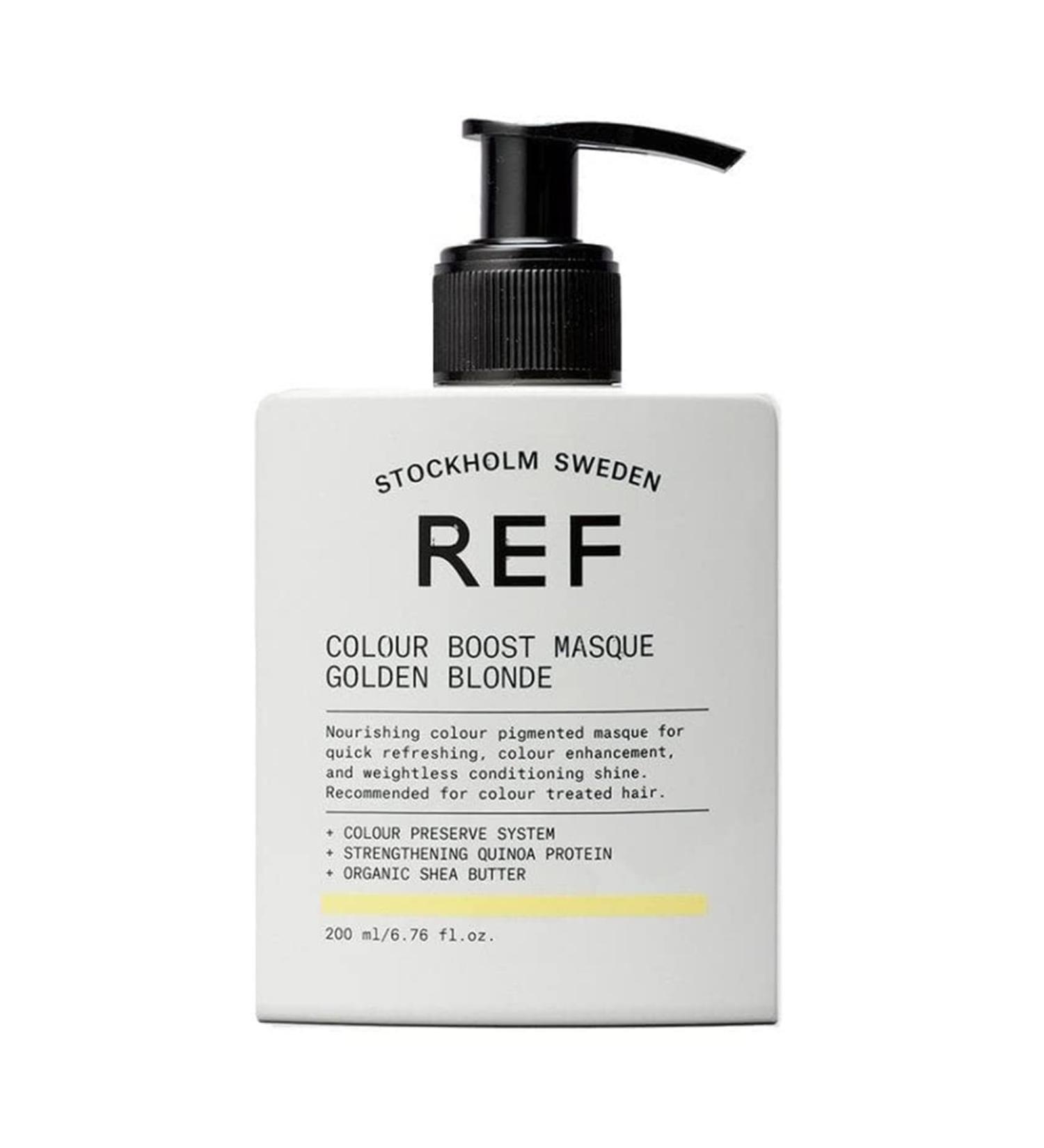 Reference of Sweden REF Colour Boost Golden Blonde Masque - Enhance Colour-Processed Hair | 6.7 oz - International Shipping Available - Buy Online on GoSupps.com