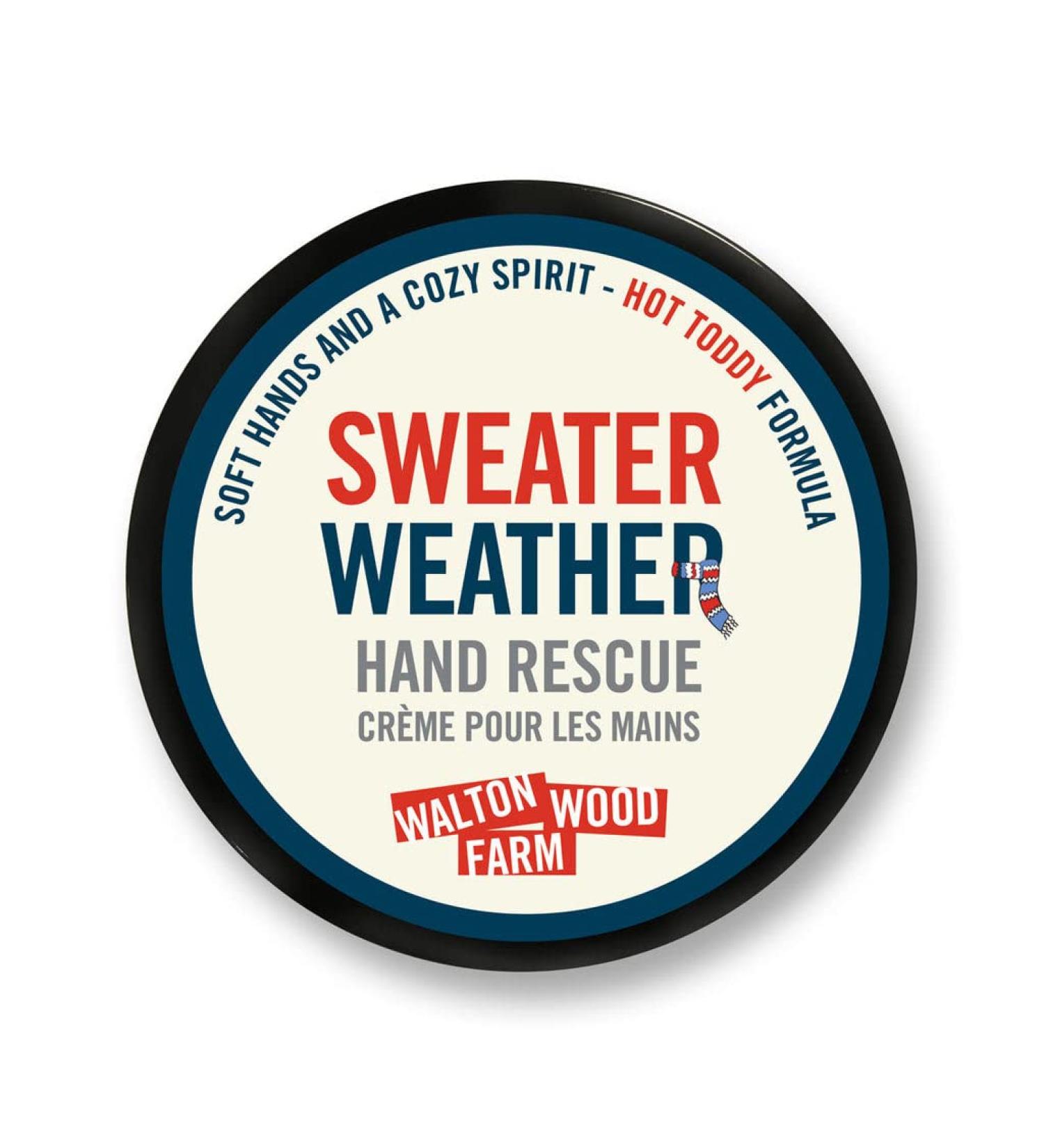 Walton Wood Hand Rescue - Sweater Weather 4oz | Winter Wonderland | Moisturizing Hand Cream for Dry Skin - Shop Now - Buy Online on GoSupps.com